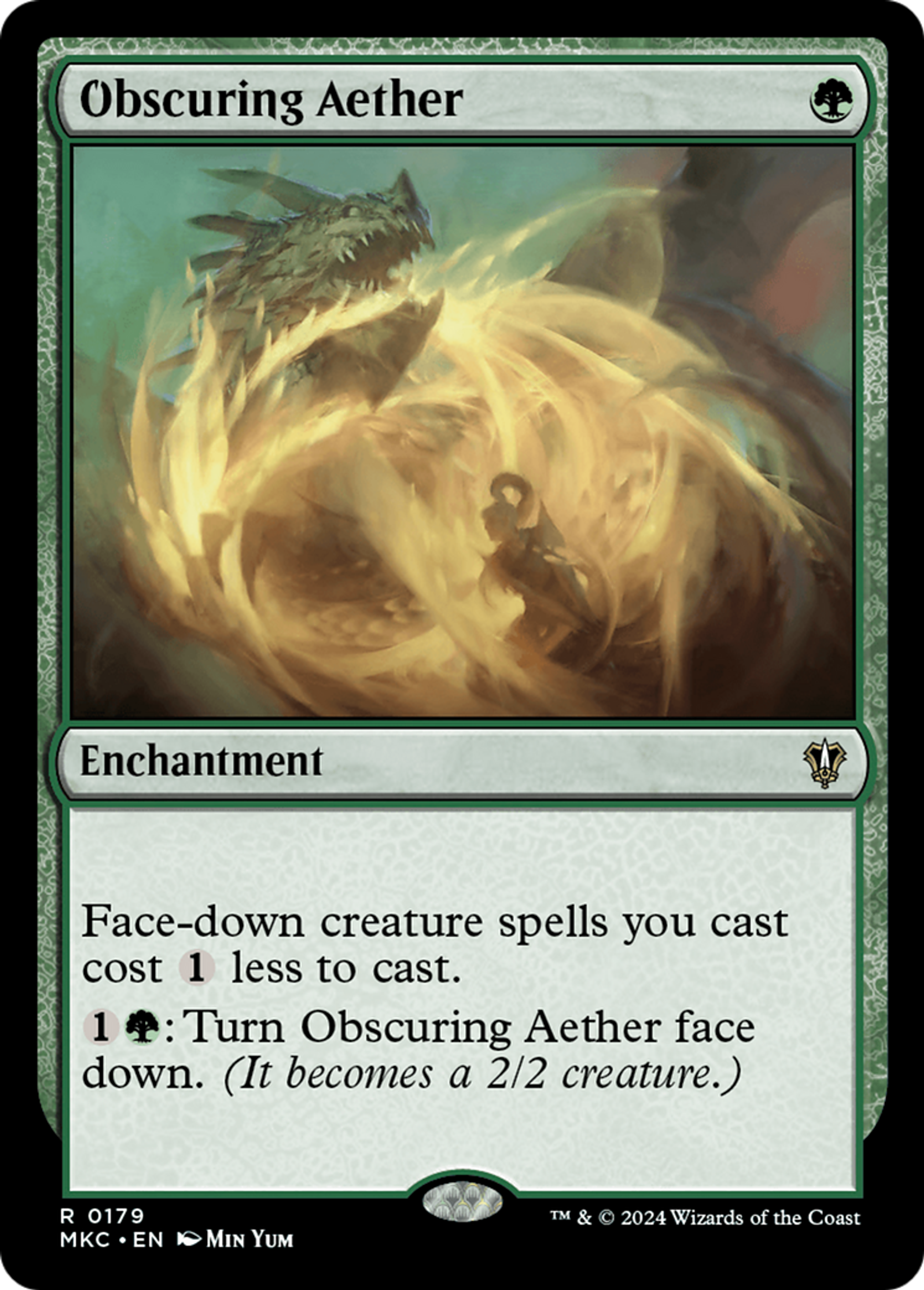 Obscuring Aether — Murders at Karlov Manor Commander — Magic: The Gathering