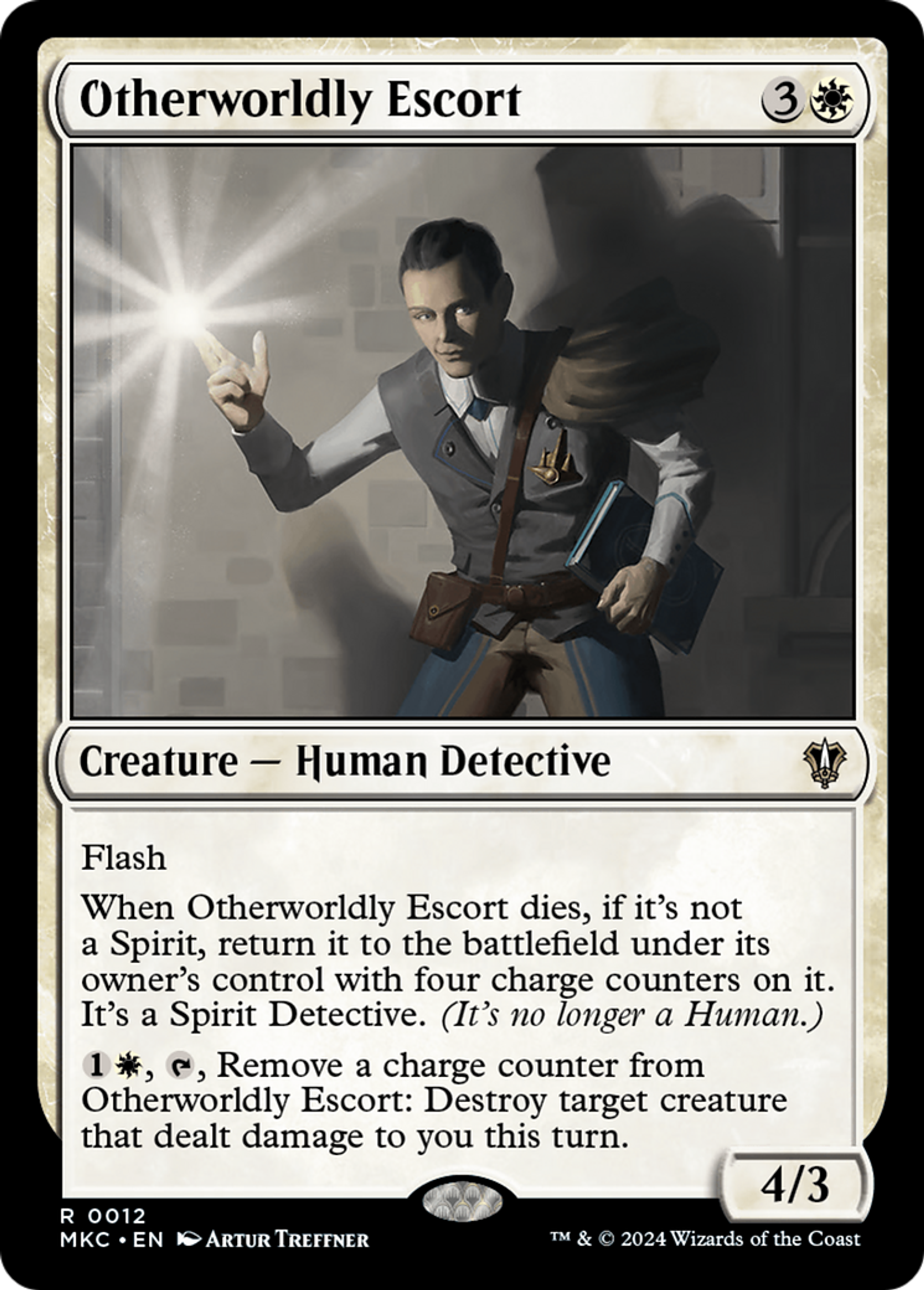 Otherworldly Escort — Murders at Karlov Manor Commander — Magic: The Gathering