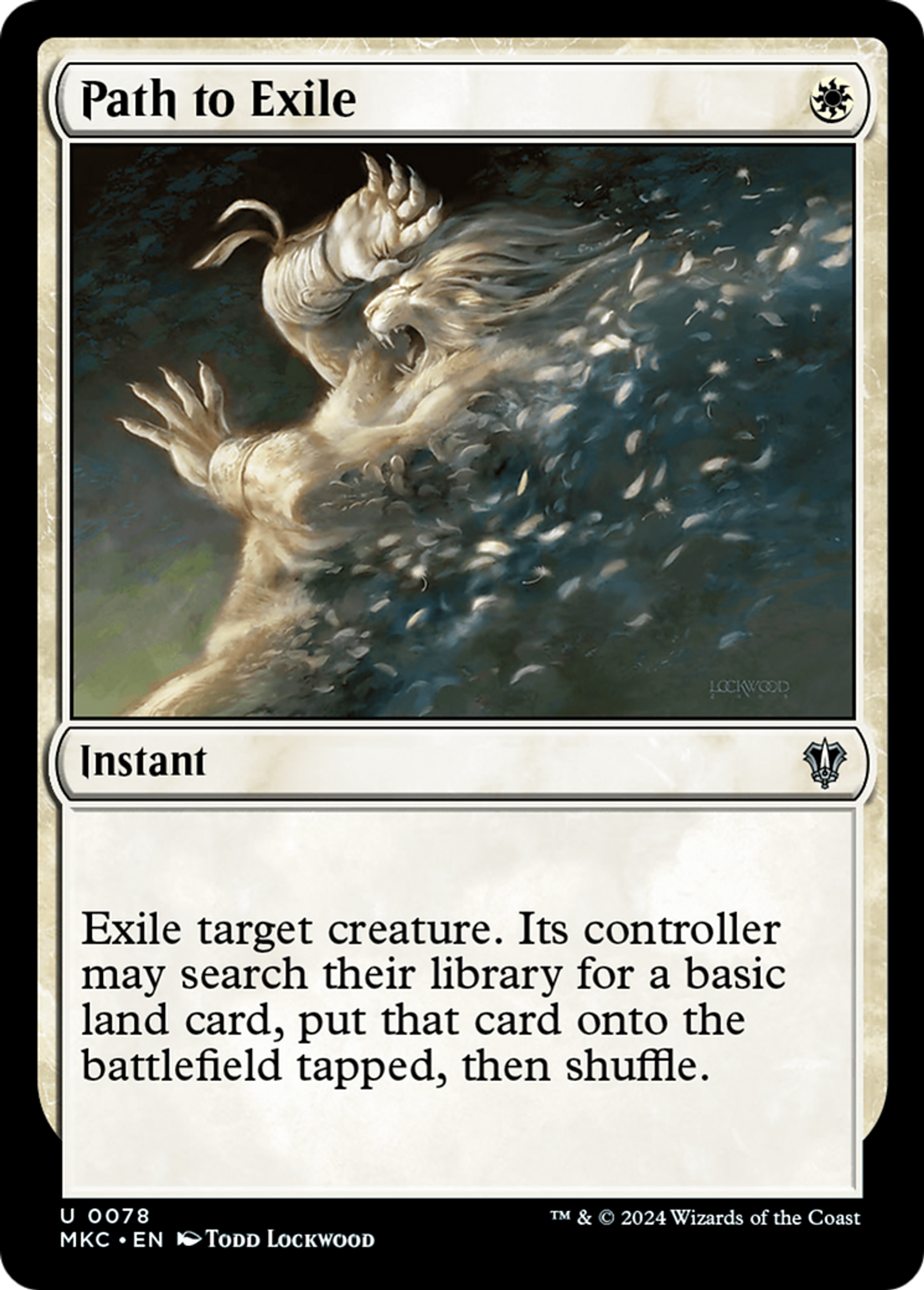 Path to Exile — Murders at Karlov Manor Commander — Magic: The Gathering