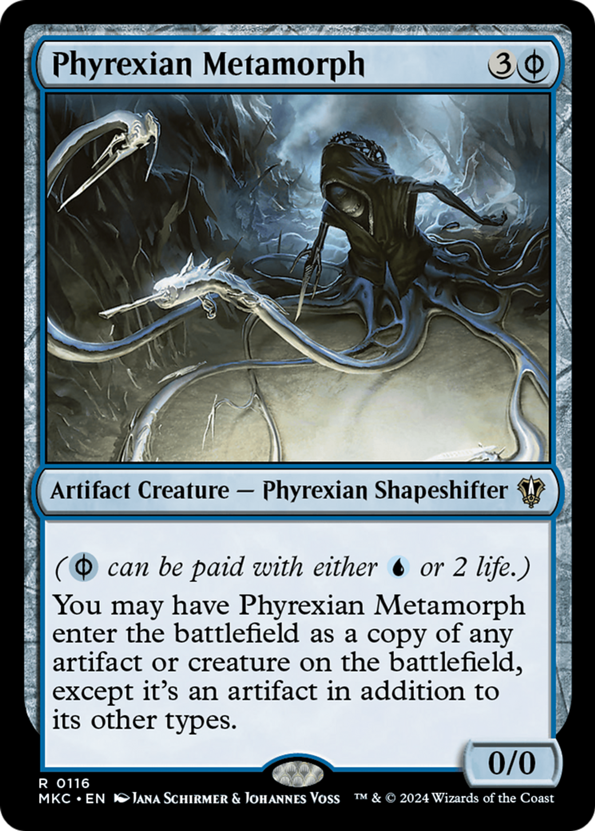 Phyrexian Metamorph — Murders at Karlov Manor Commander — Magic: The Gathering