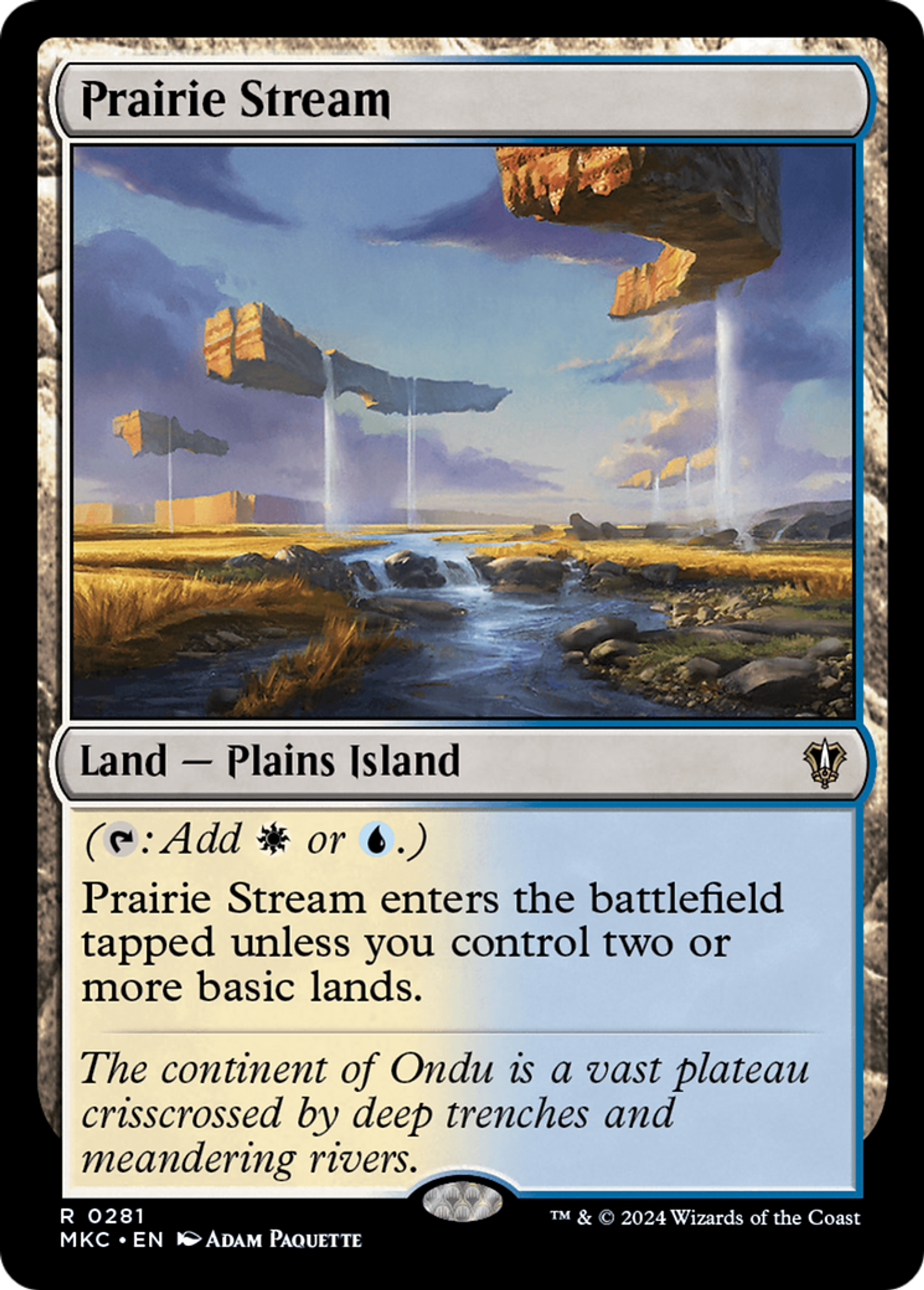 Prairie Stream — Murders at Karlov Manor Commander — Magic: The Gathering