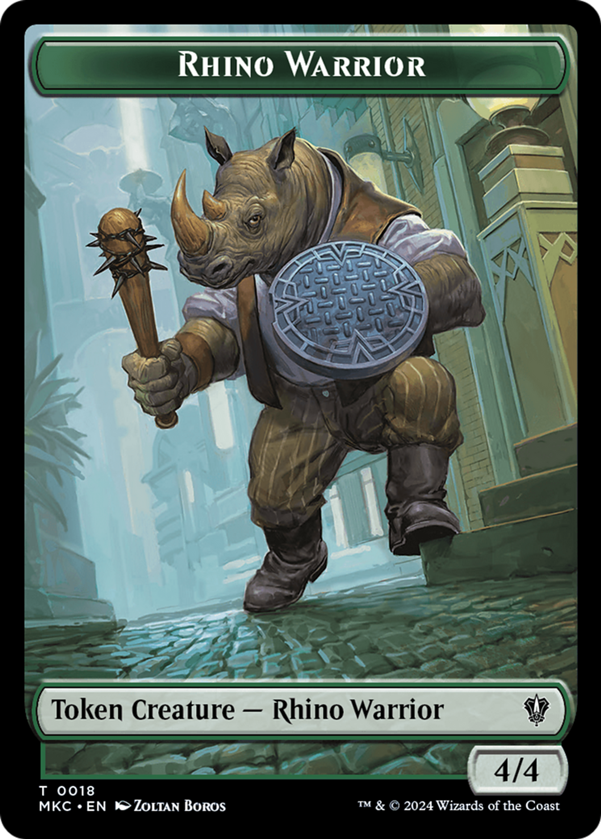 Rhino Warrior — Murders at Karlov Manor Commander — Magic: The Gathering
