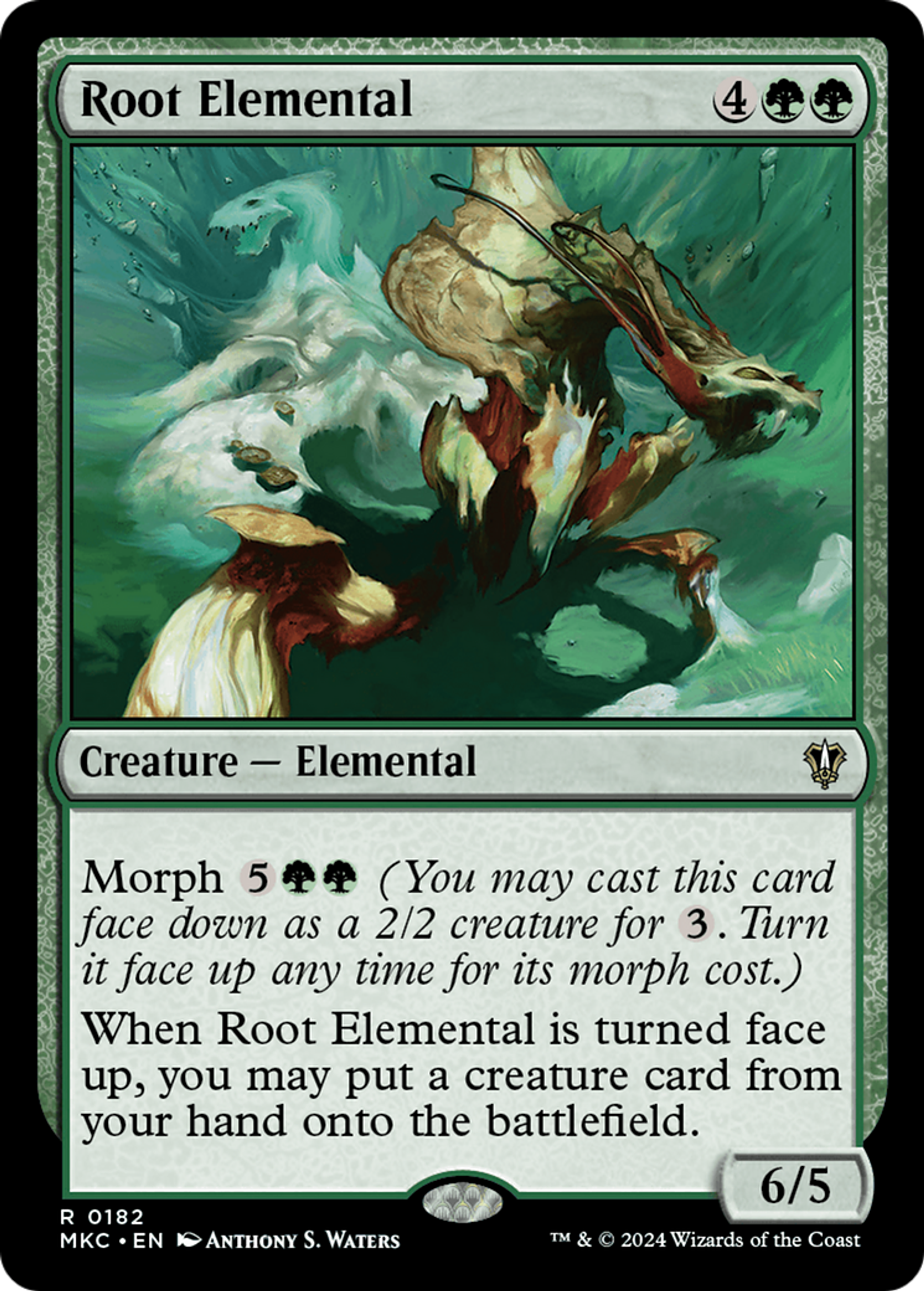 Root Elemental — Murders at Karlov Manor Commander — Magic: The Gathering