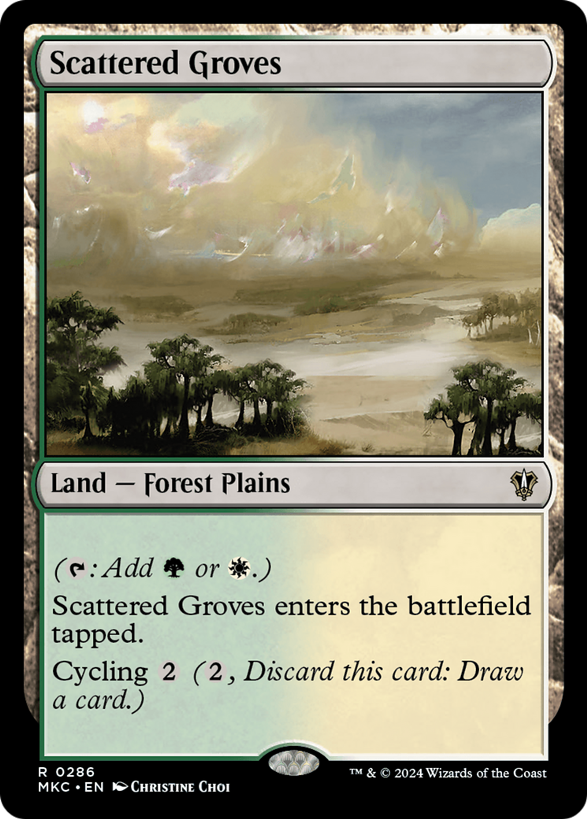 Scattered Groves — Murders at Karlov Manor Commander — Magic: The Gathering