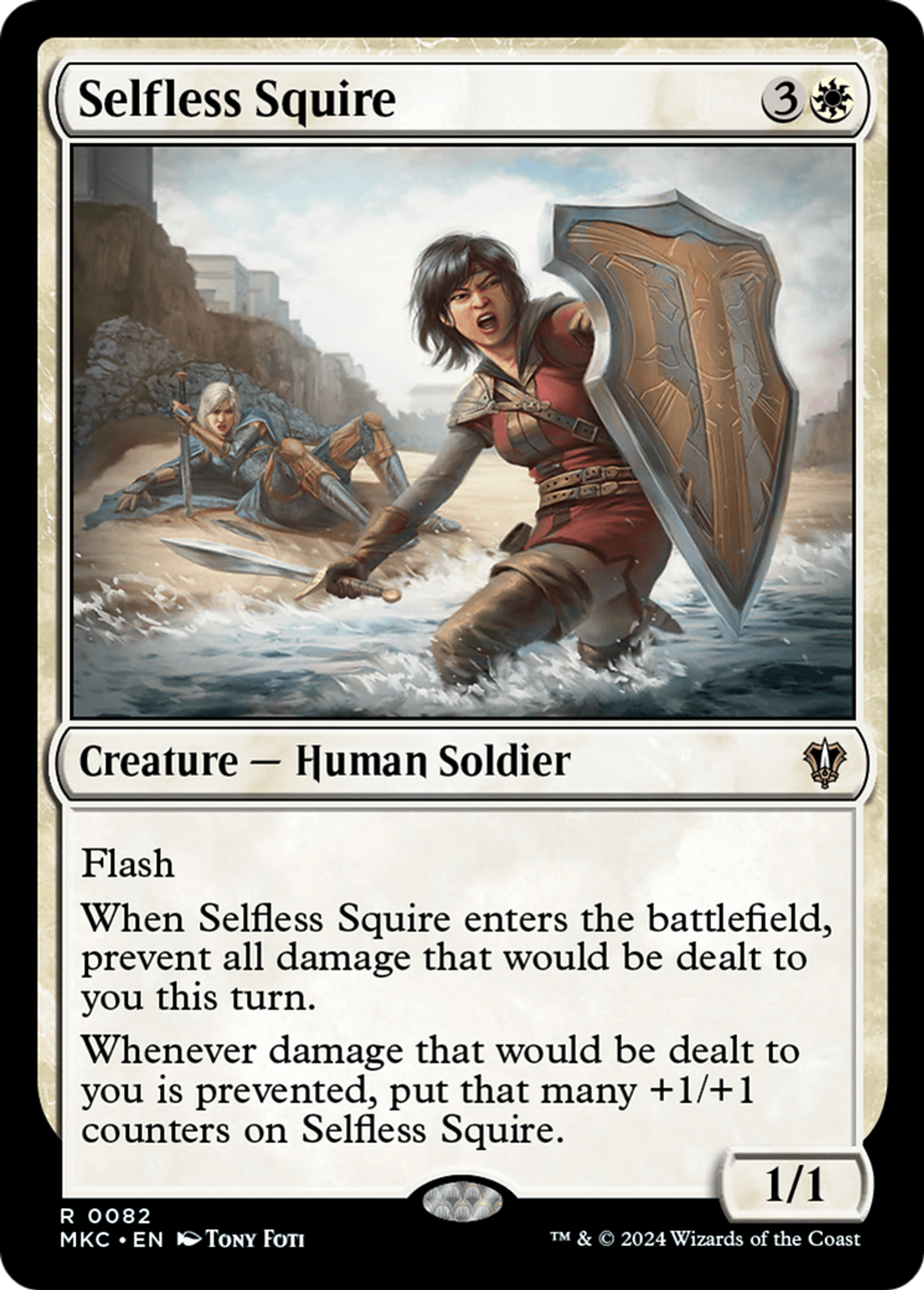 Selfless Squire — Murders at Karlov Manor Commander — Magic: The Gathering