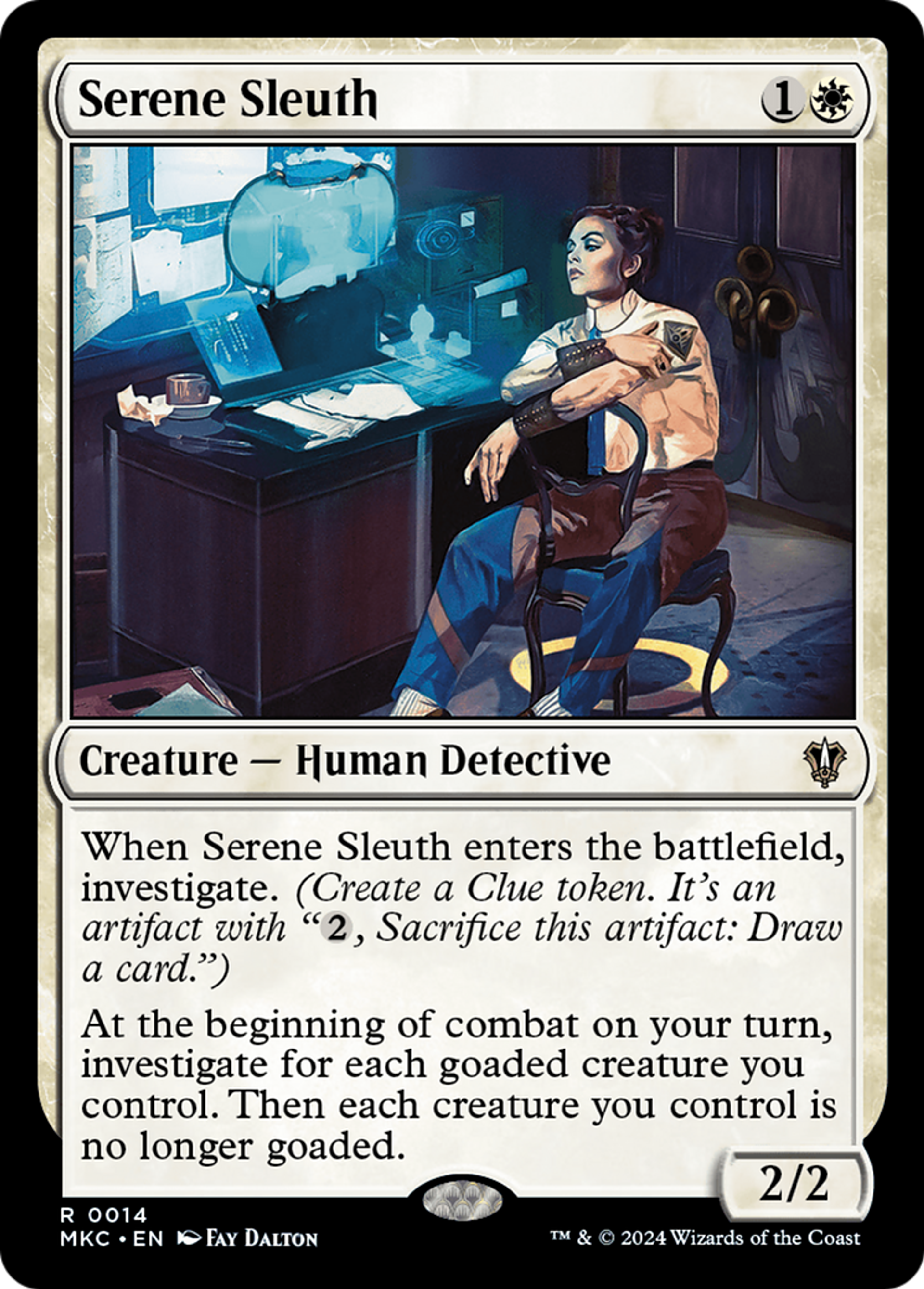 Serene Sleuth — Murders at Karlov Manor Commander — Magic: The Gathering