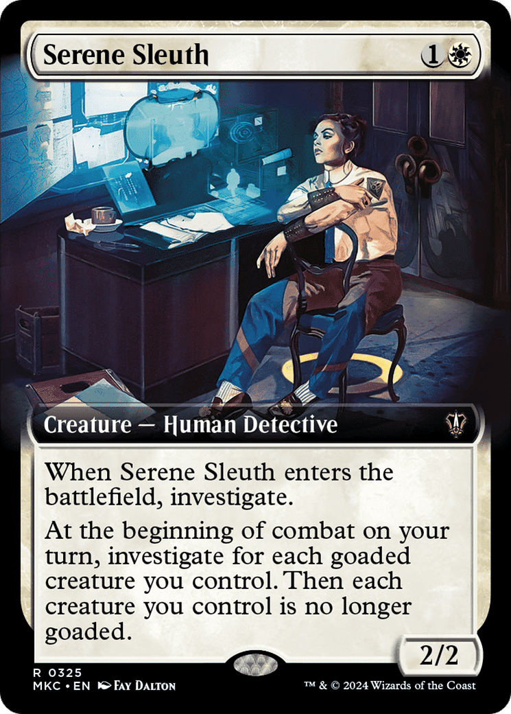 Serene Sleuth — Murders at Karlov Manor Commander — Magic: The Gathering