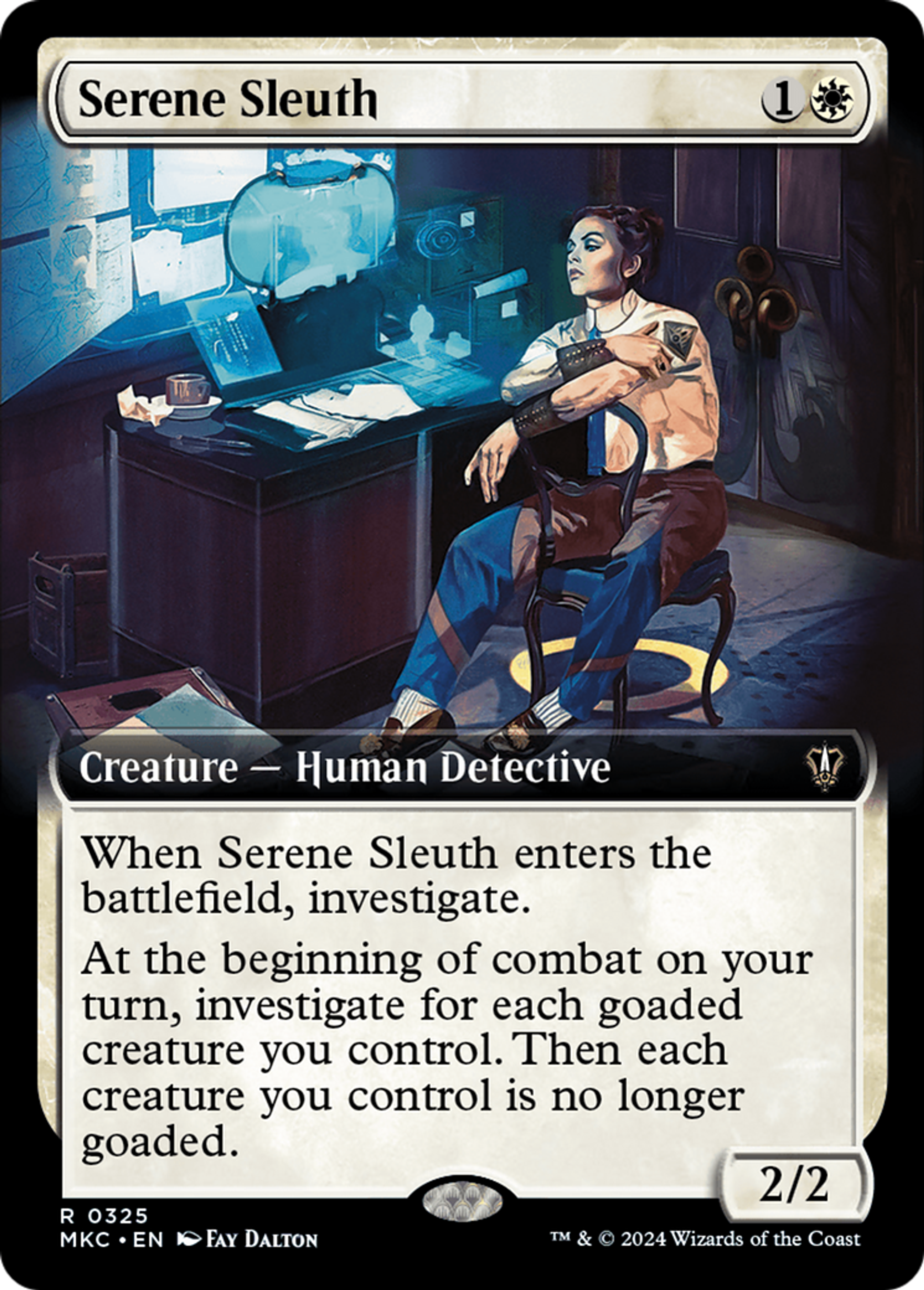 Serene Sleuth — Murders at Karlov Manor Commander — Magic: The Gathering