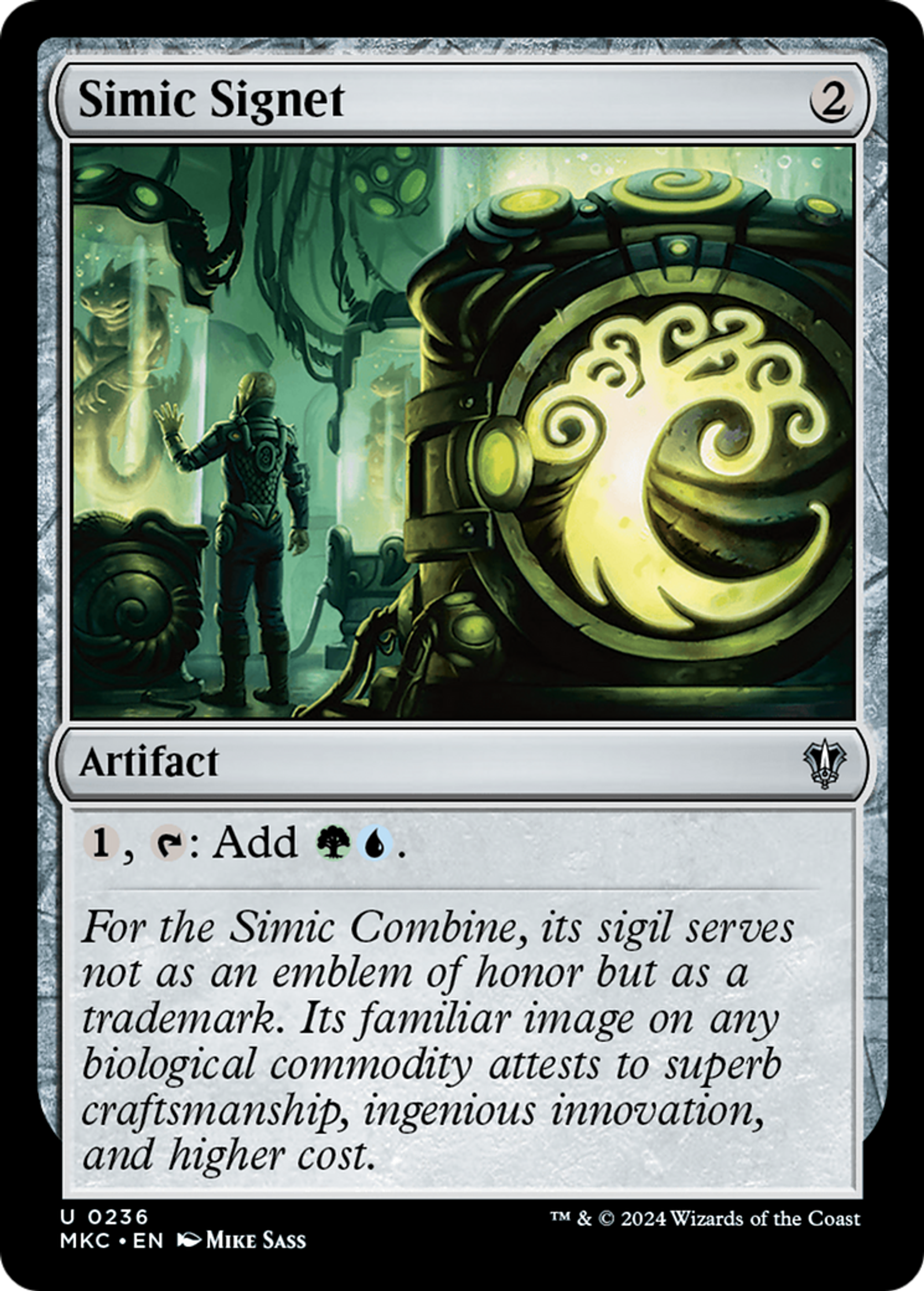 Simic Signet — Murders at Karlov Manor Commander — Magic: The Gathering