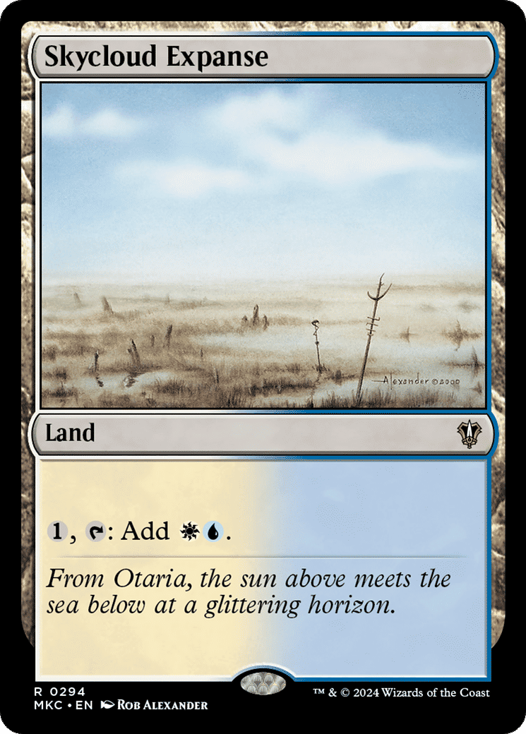 Skycloud Expanse — Murders at Karlov Manor Commander — Magic: The Gathering