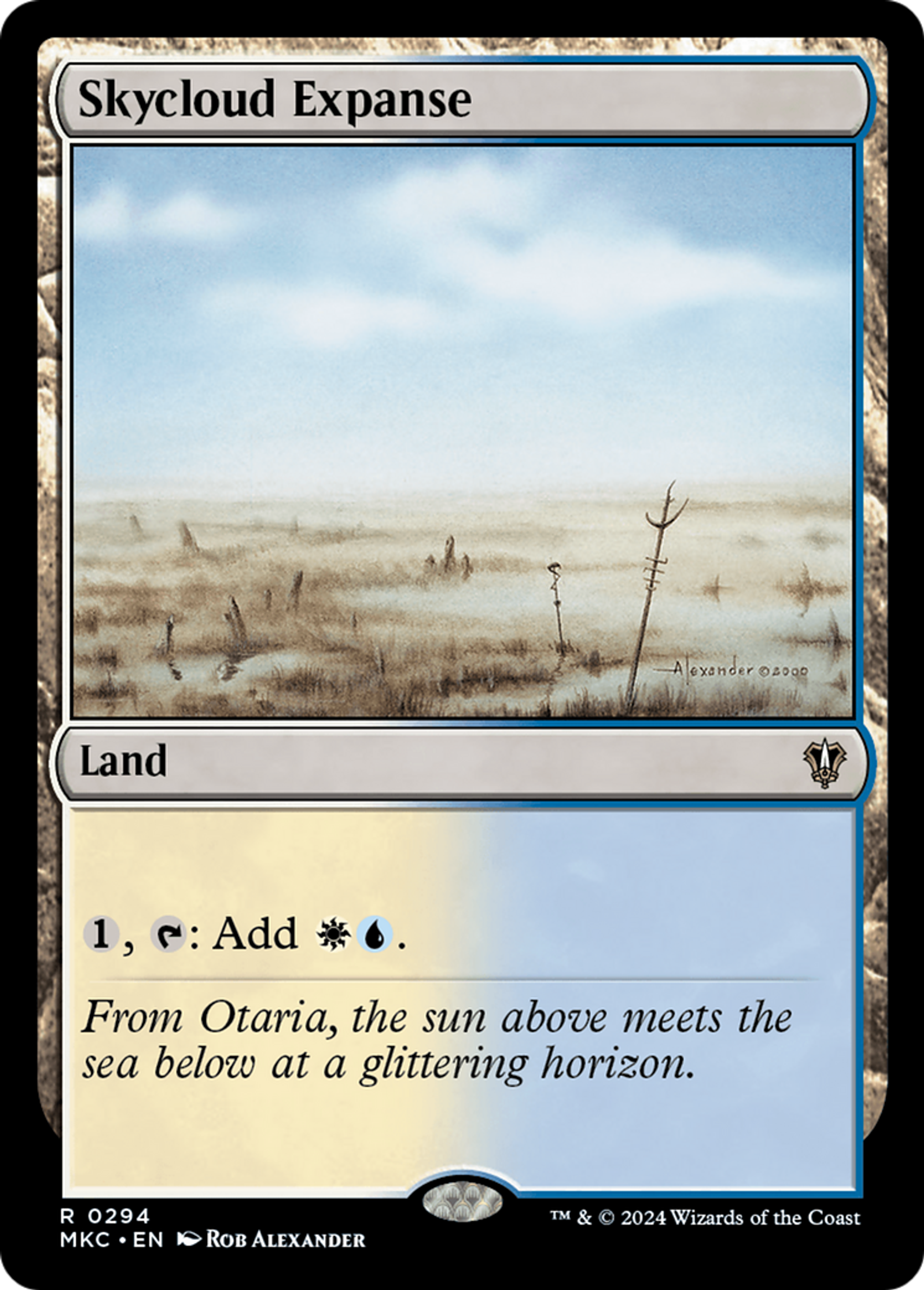 Skycloud Expanse — Murders at Karlov Manor Commander — Magic: The Gathering