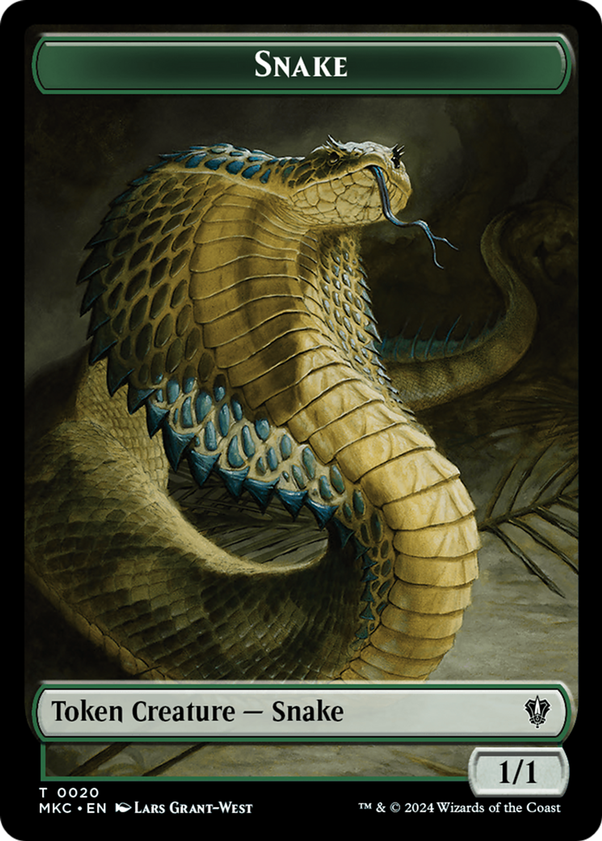 Snake — Murders at Karlov Manor Commander — Magic: The Gathering