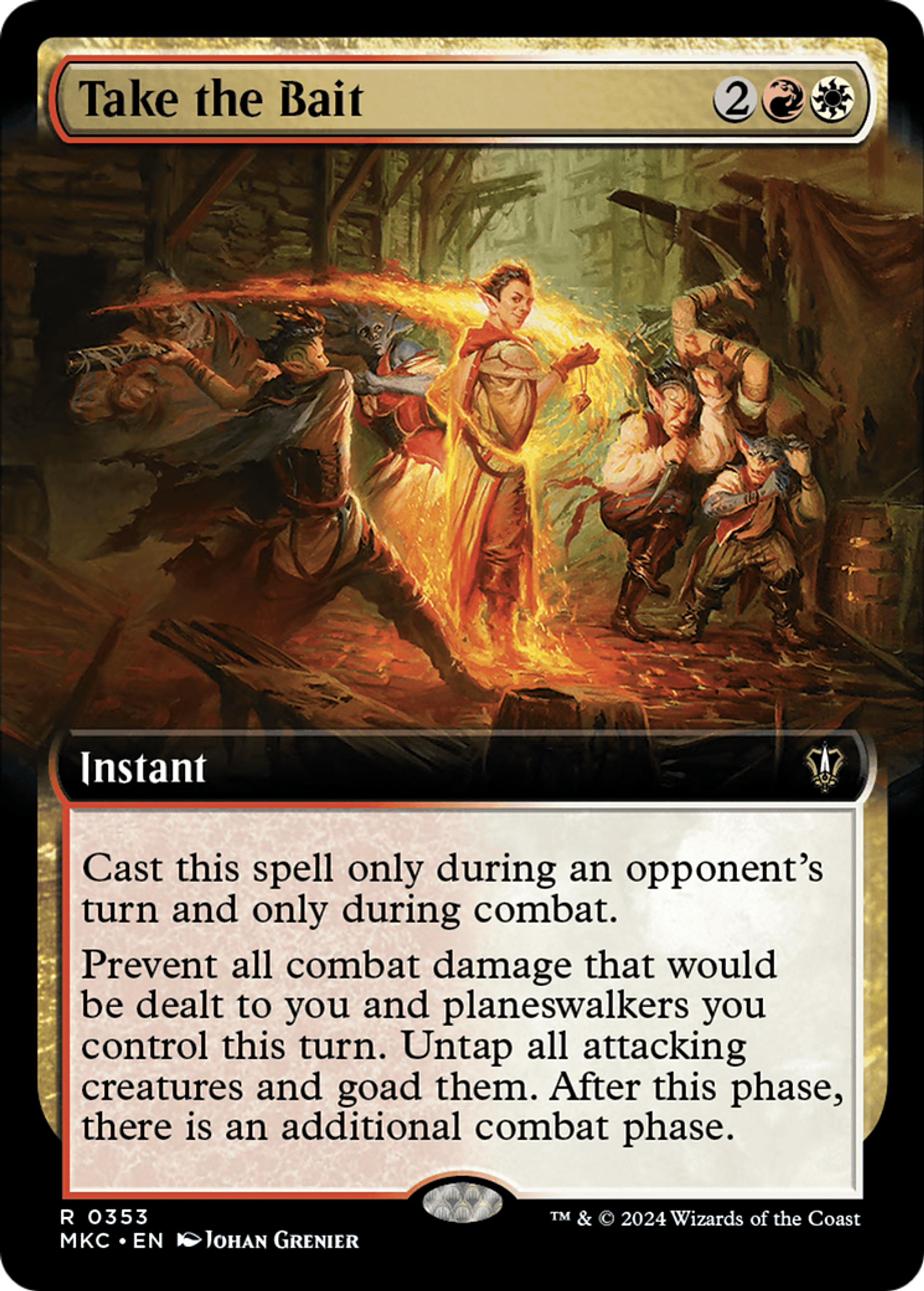 Take the Bait — Murders at Karlov Manor Commander — Magic: The Gathering