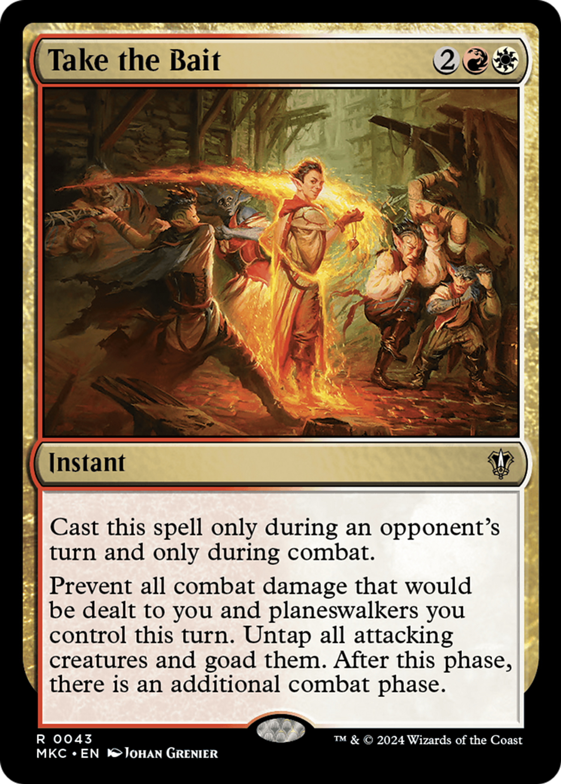 Take the Bait — Murders at Karlov Manor Commander — Magic: The Gathering