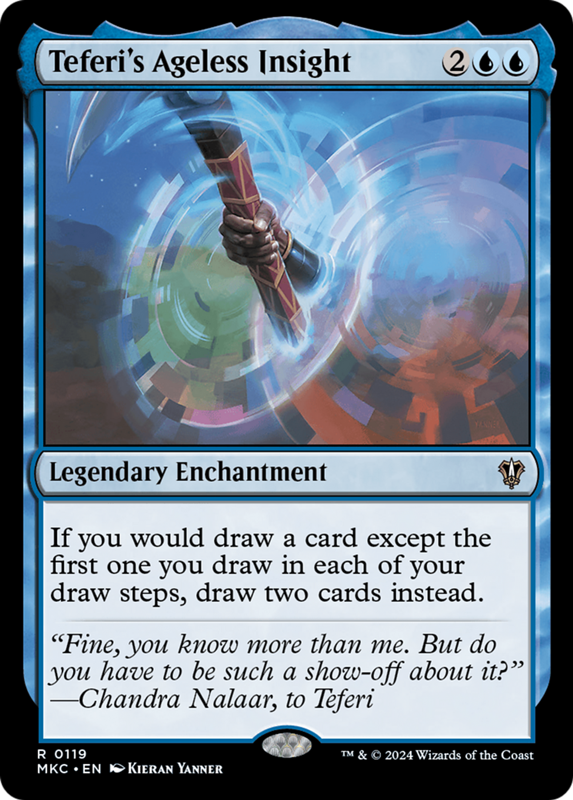 Teferi's Ageless Insight — Murders at Karlov Manor Commander — Magic: The Gathering