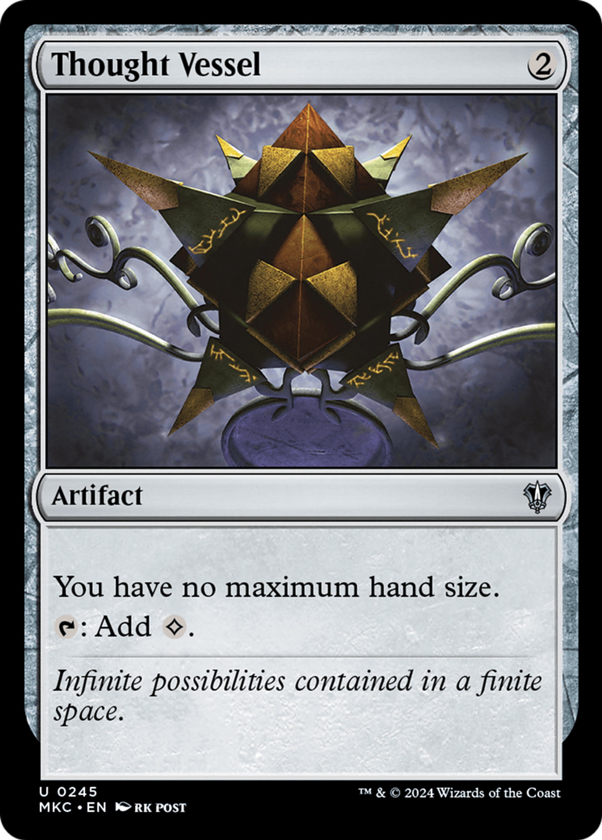 Thought Vessel — Murders at Karlov Manor Commander — Magic: The Gathering