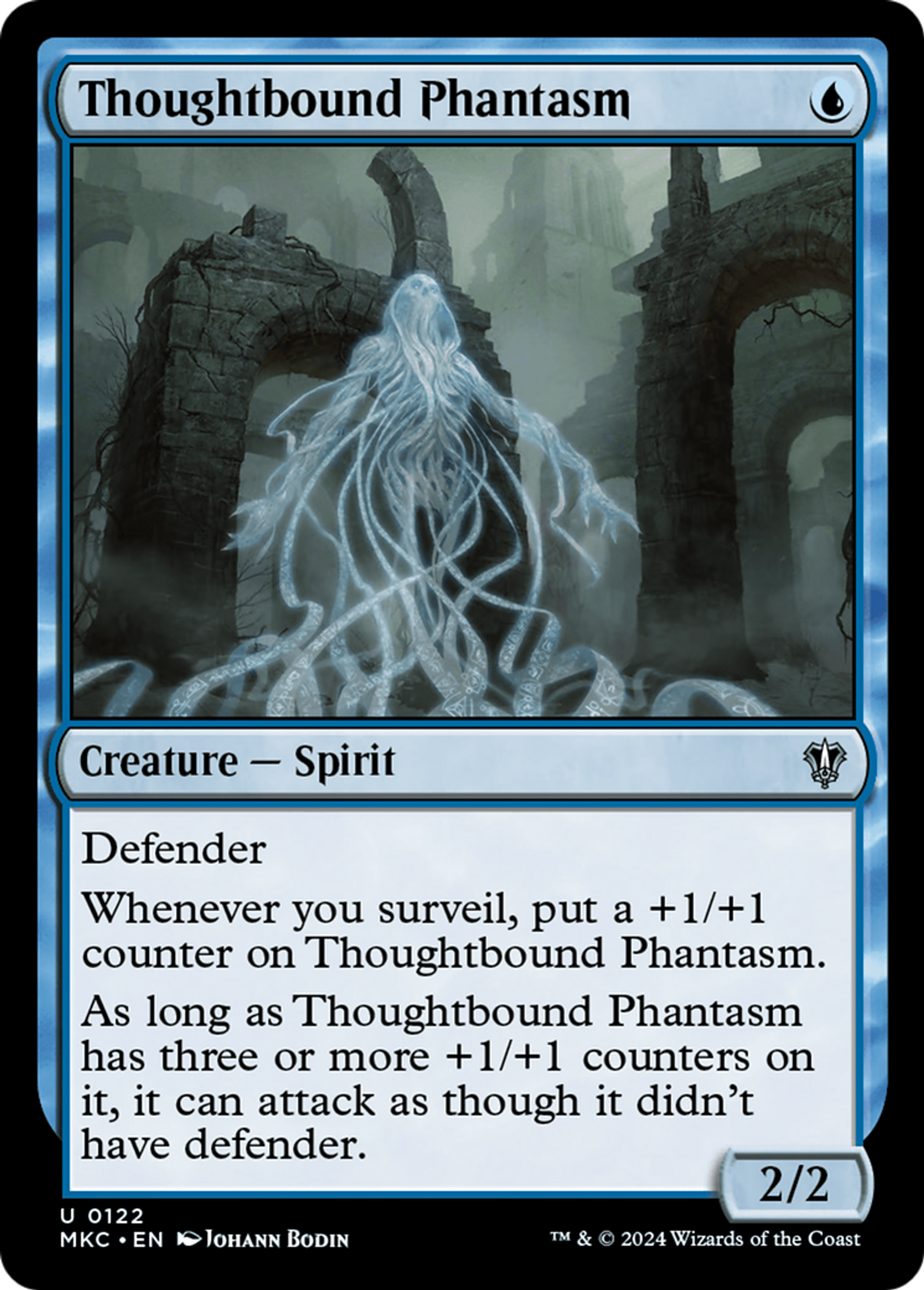 Thoughtbound Phantasm — Murders at Karlov Manor Commander — Magic: The Gathering