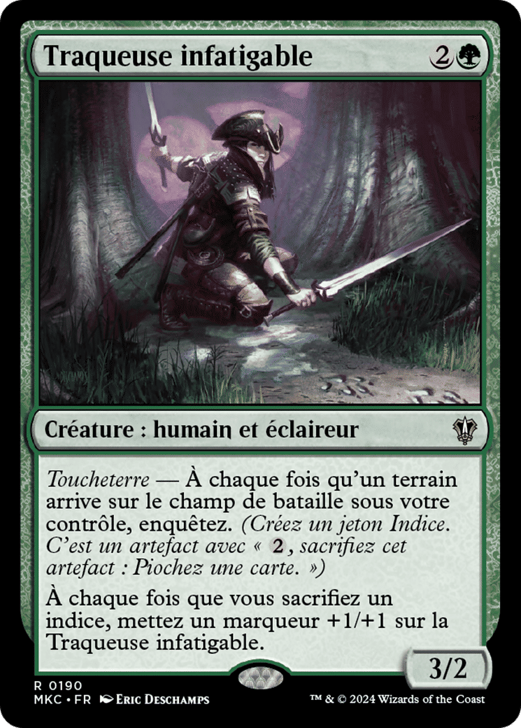 Traqueuse infatigable — Murders at Karlov Manor Commander — Magic: The Gathering