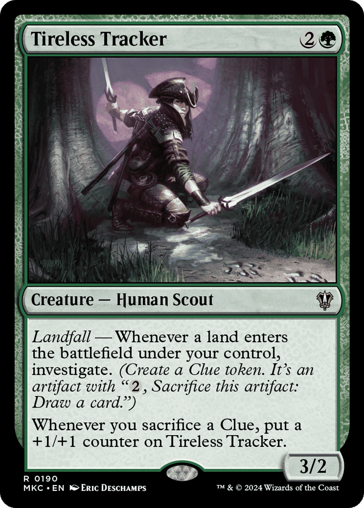 Tireless Tracker — Murders at Karlov Manor Commander — Magic: The Gathering