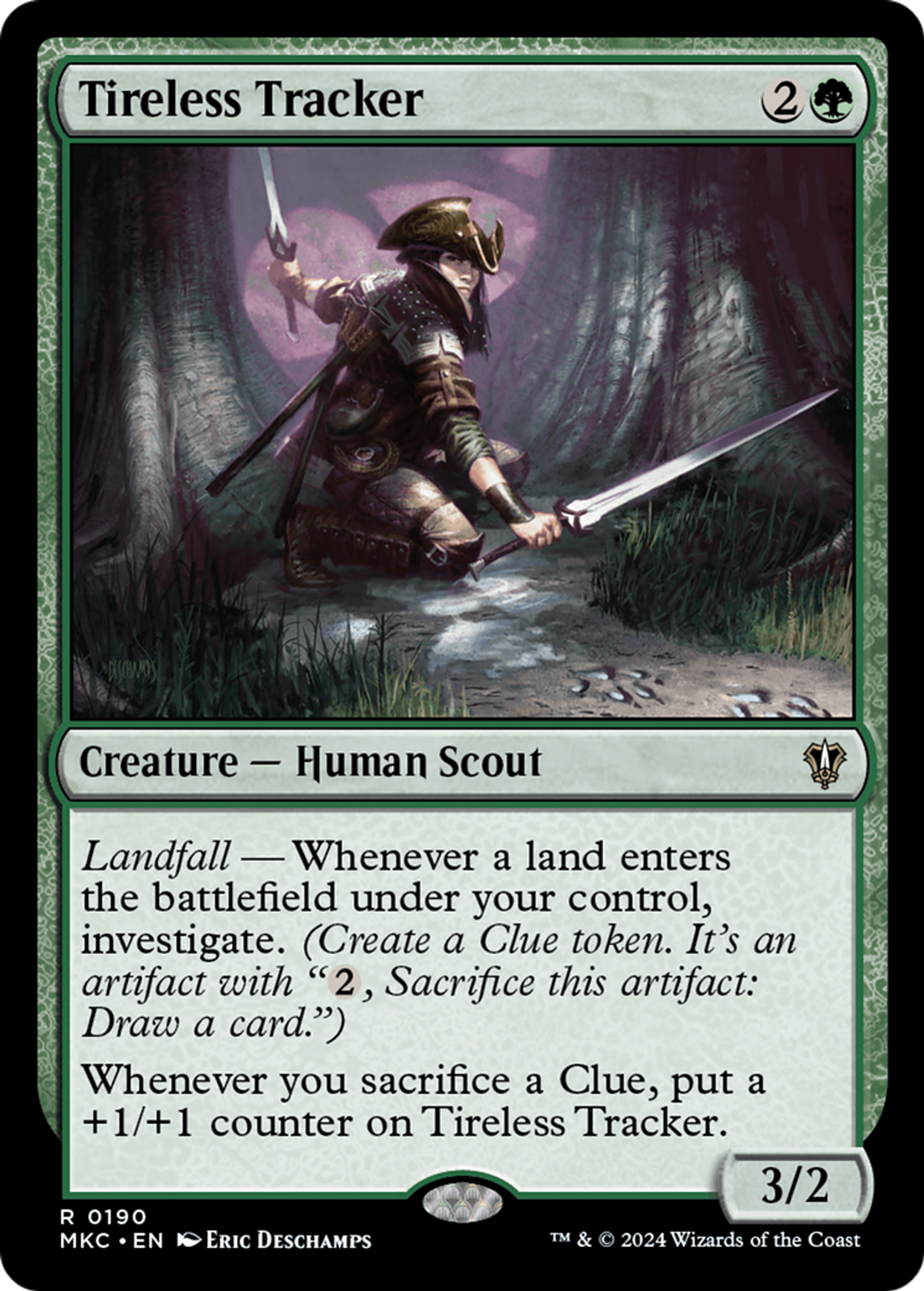 Tireless Tracker — Murders at Karlov Manor Commander — Magic: The Gathering