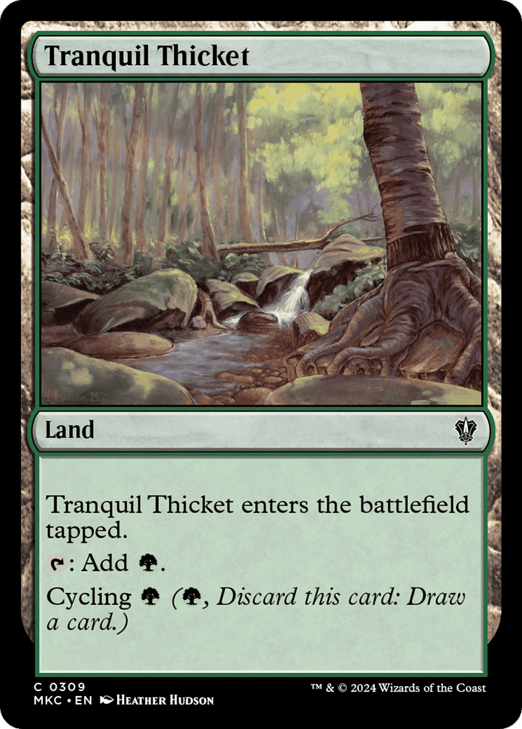 Tranquil Thicket — Murders at Karlov Manor Commander — Magic: The Gathering