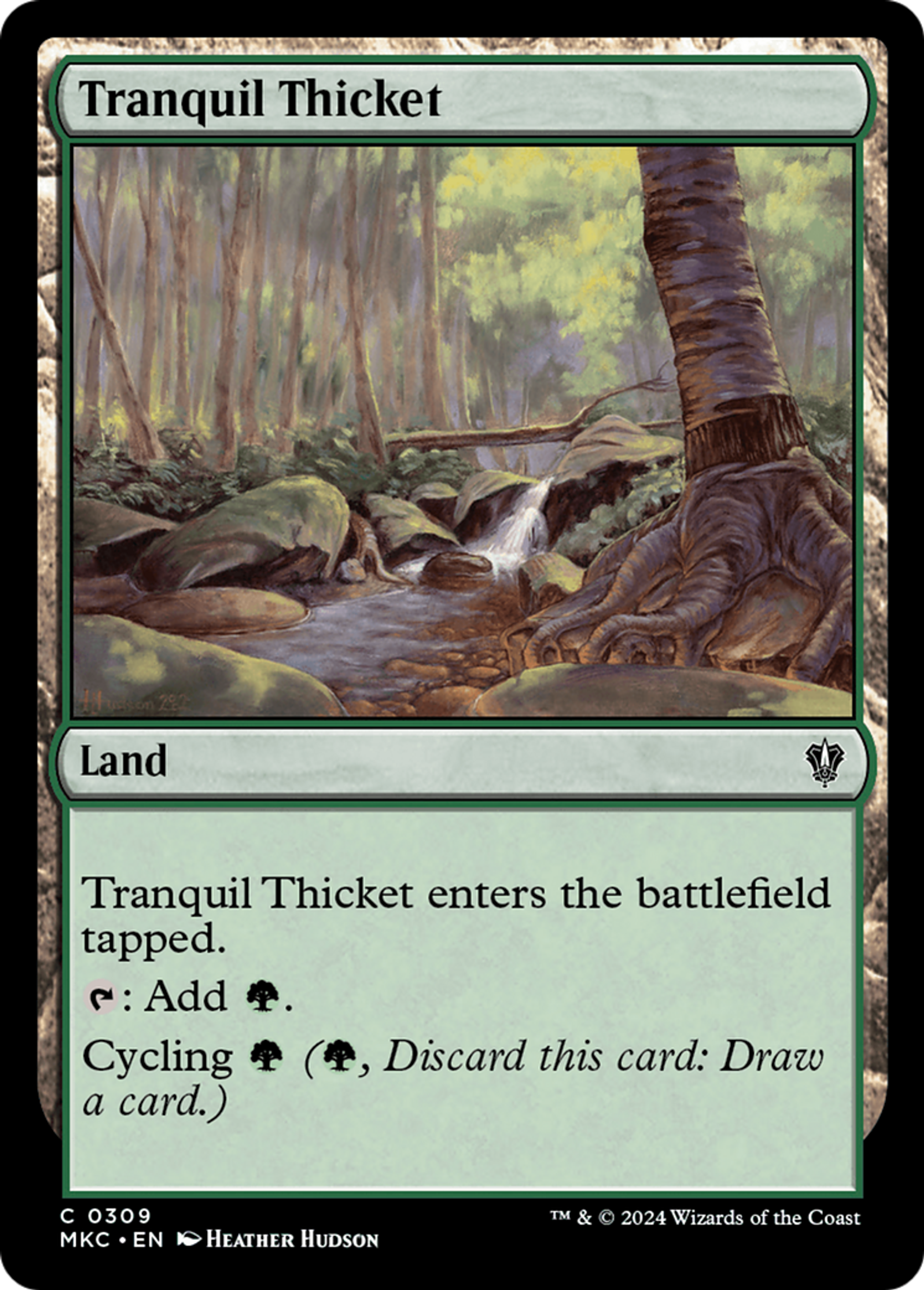 Tranquil Thicket — Murders at Karlov Manor Commander — Magic: The Gathering