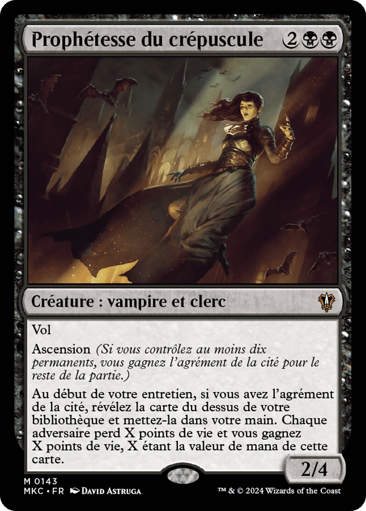 Prophétesse du crépuscule — Murders at Karlov Manor Commander — Magic: The Gathering