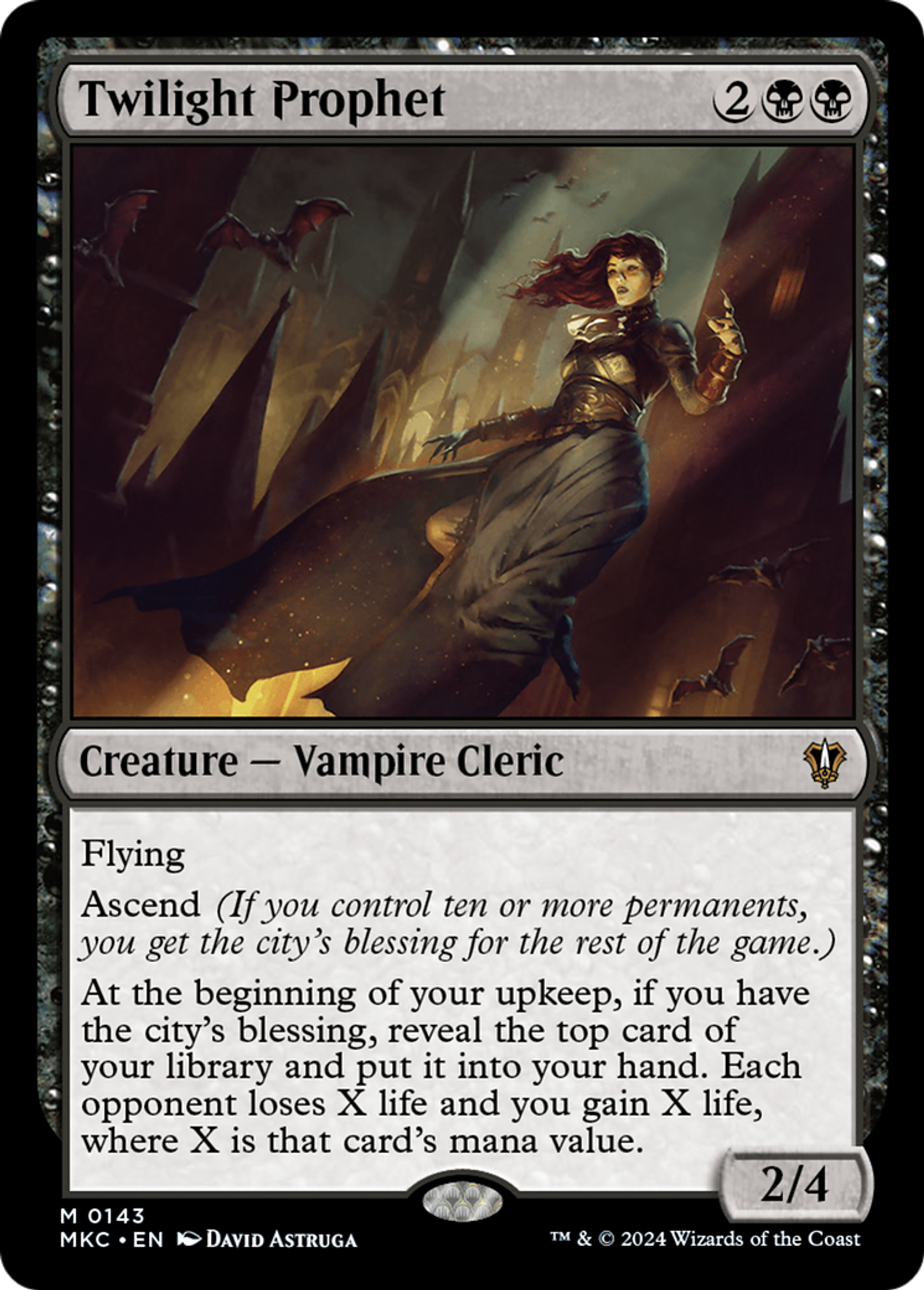 Twilight Prophet — Murders at Karlov Manor Commander — Magic: The Gathering