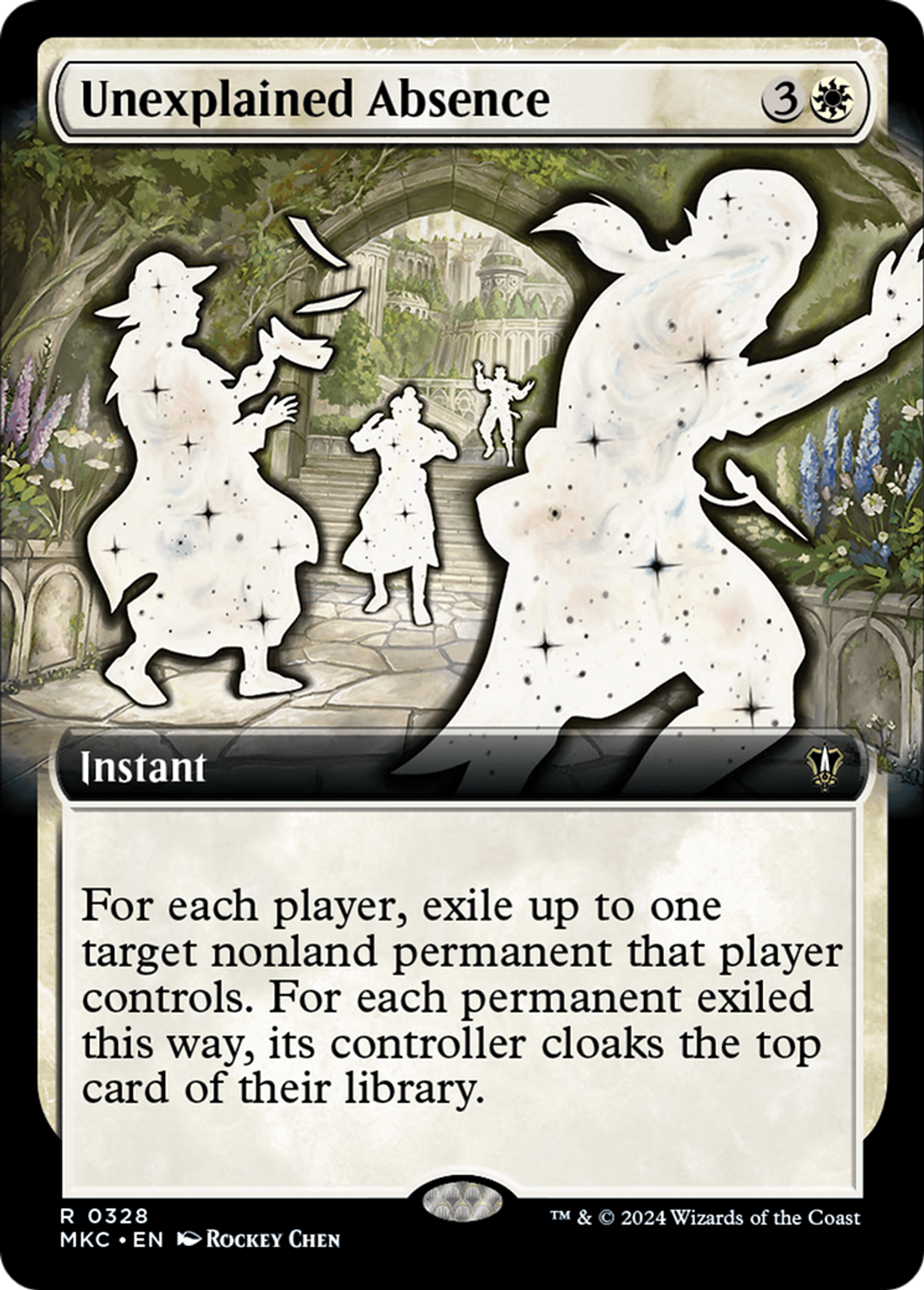 Absence inexpliquée — Murders at Karlov Manor Commander — Magic: The Gathering