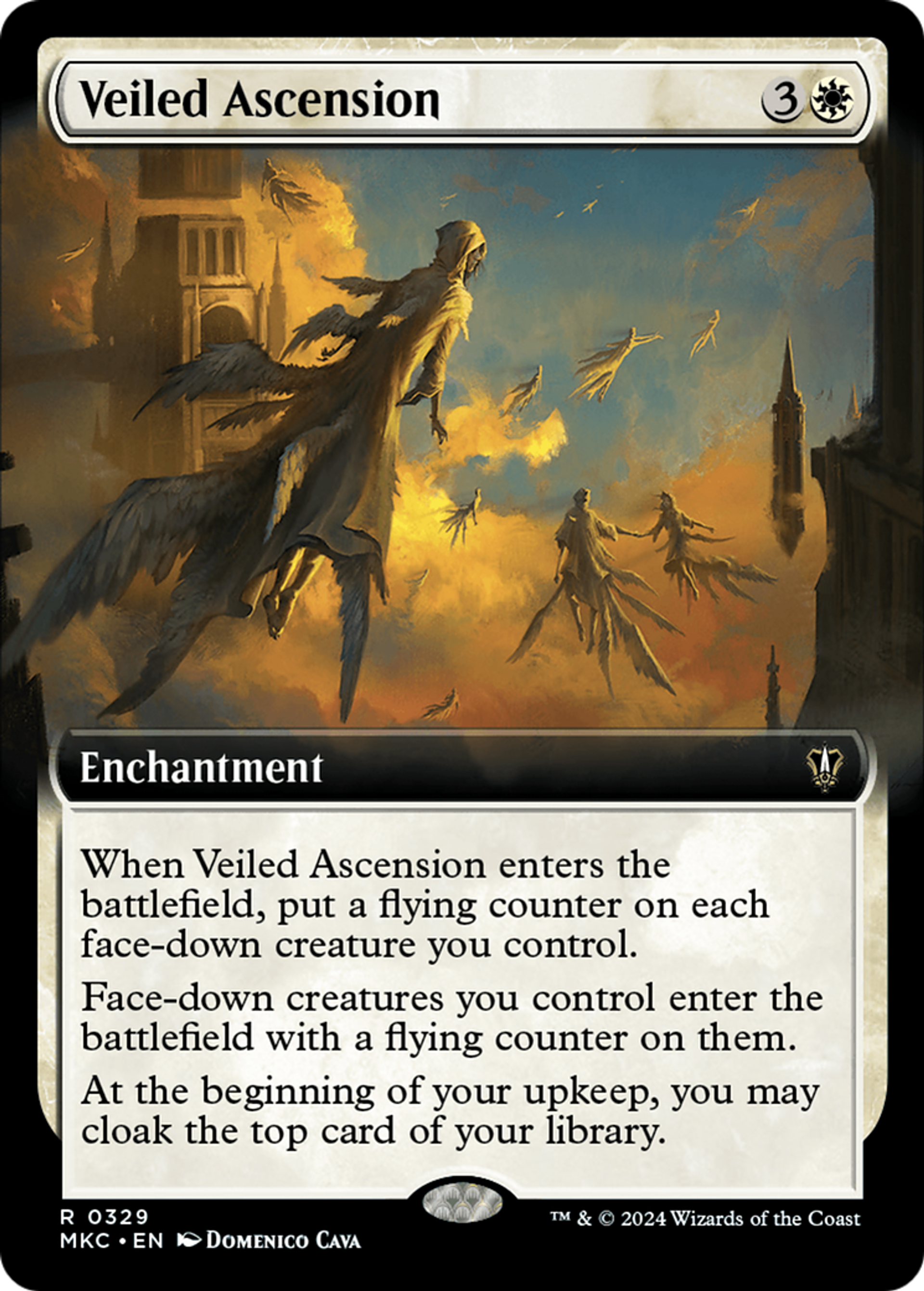 Veiled Ascension — Murders at Karlov Manor Commander — Magic: The Gathering