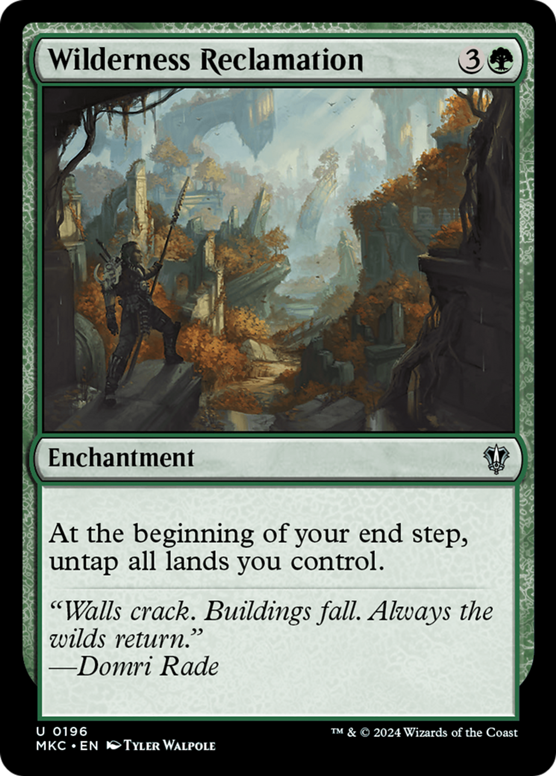 Wilderness Reclamation — Murders at Karlov Manor Commander — Magic: The Gathering