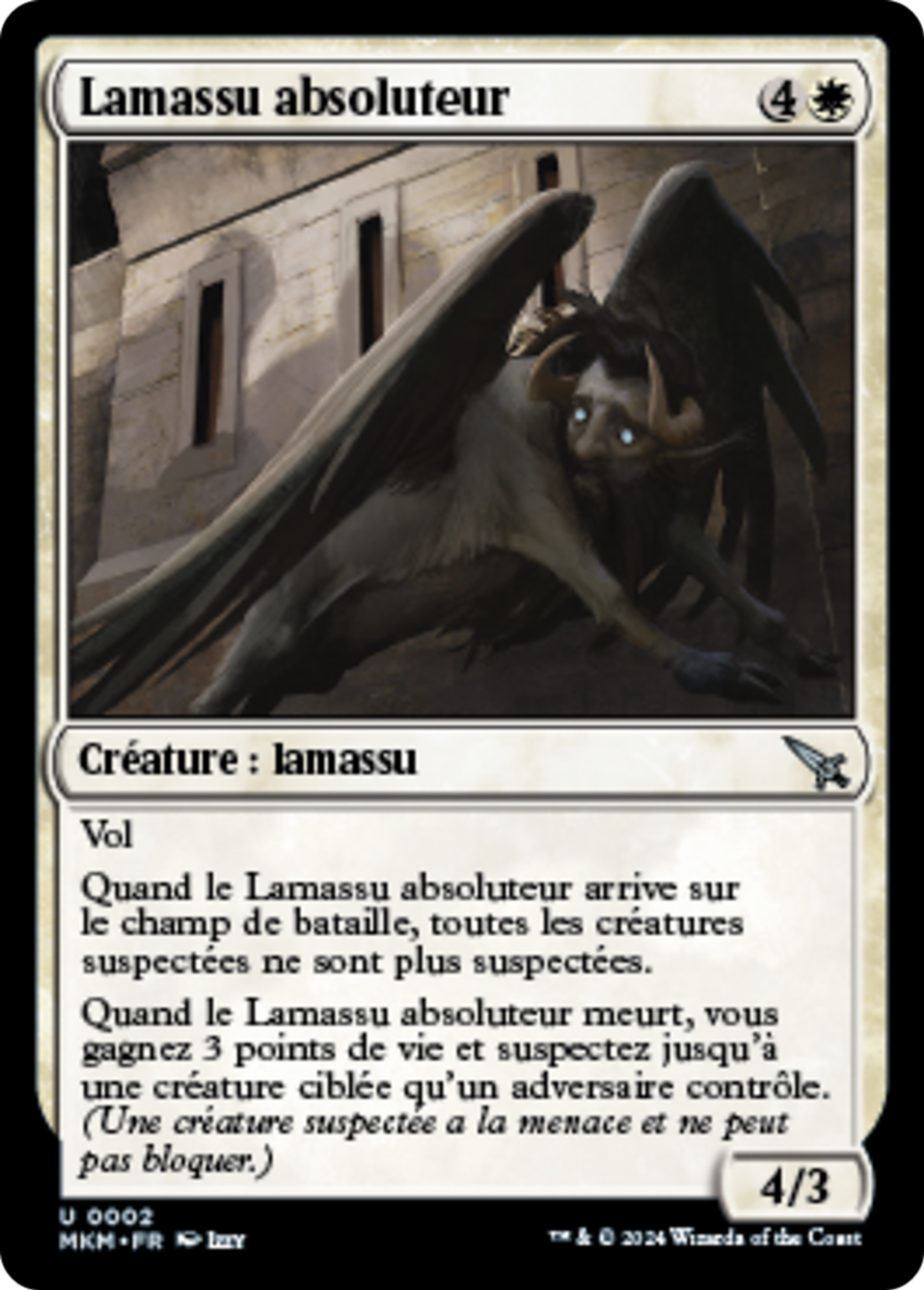 Lamassu absoluteur — Murders at Karlov Manor — Magic: The Gathering