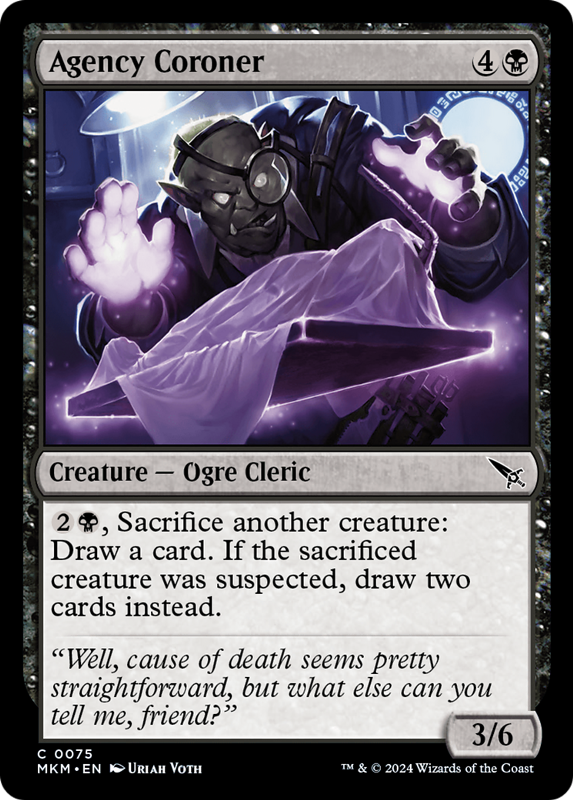 Agency Coroner — Murders at Karlov Manor — Magic: The Gathering