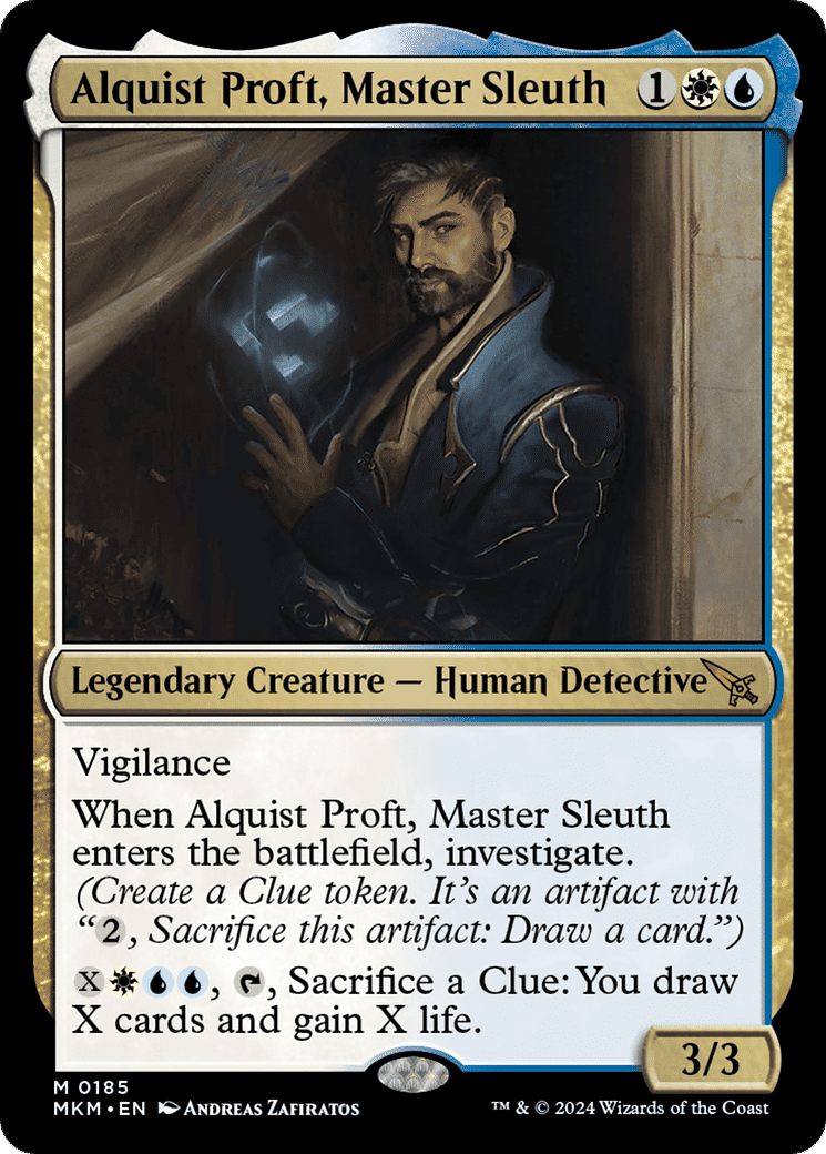 Alquist Proft, Master Sleuth from Murders at Karlov Manor - Magic: The Gathering