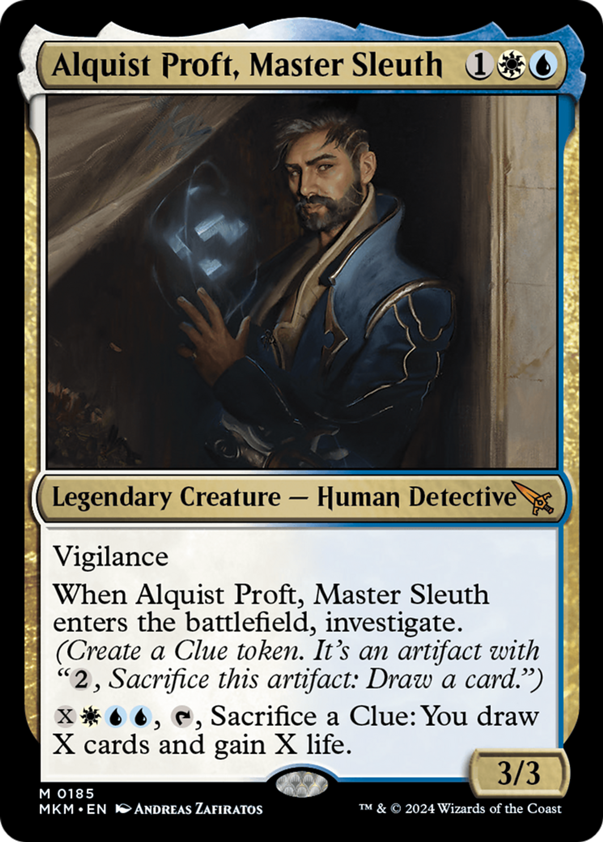 Alquist Proft, Master Sleuth — Murders at Karlov Manor — Magic: The Gathering