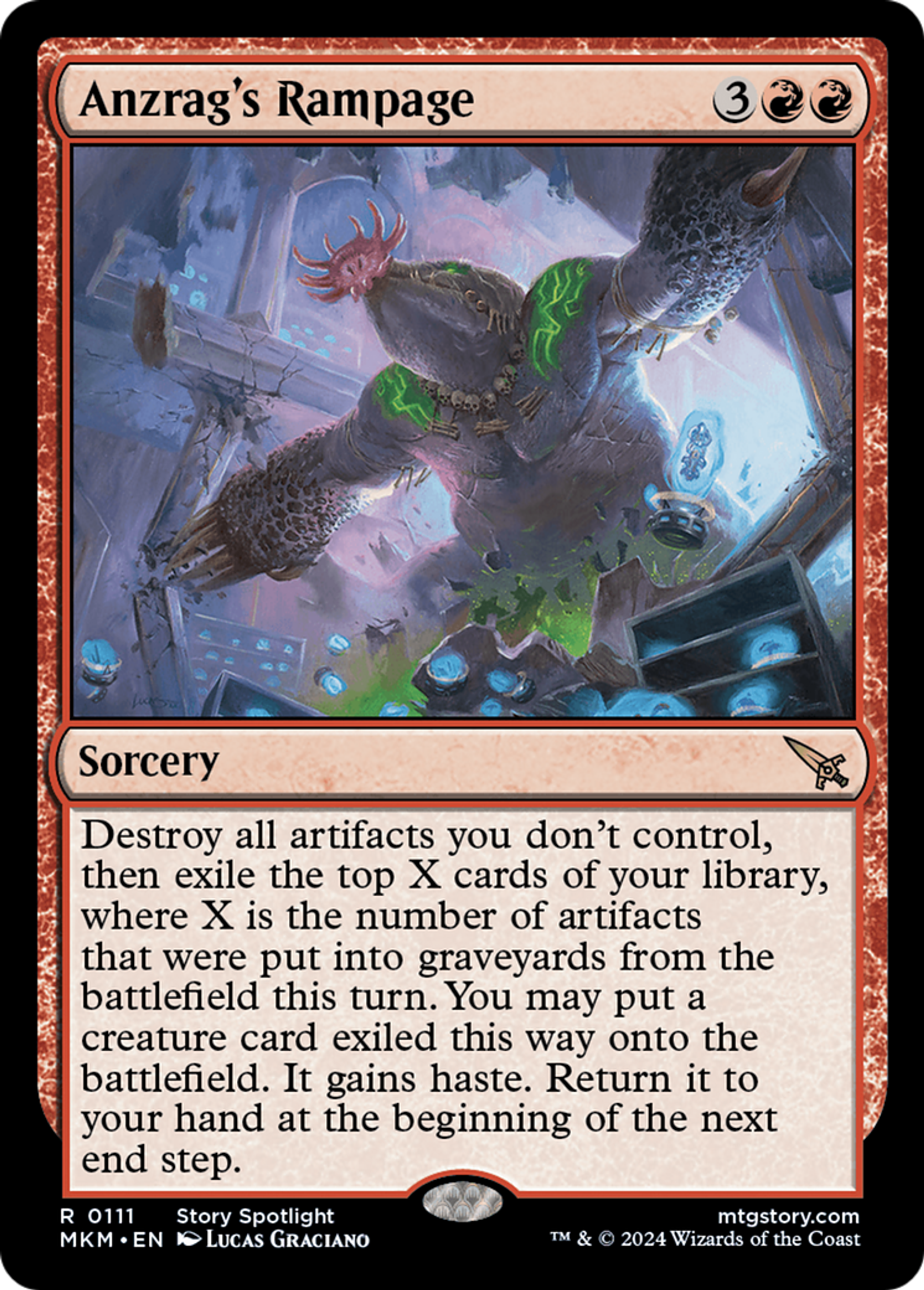 Anzrag's Rampage — Murders at Karlov Manor — Magic: The Gathering