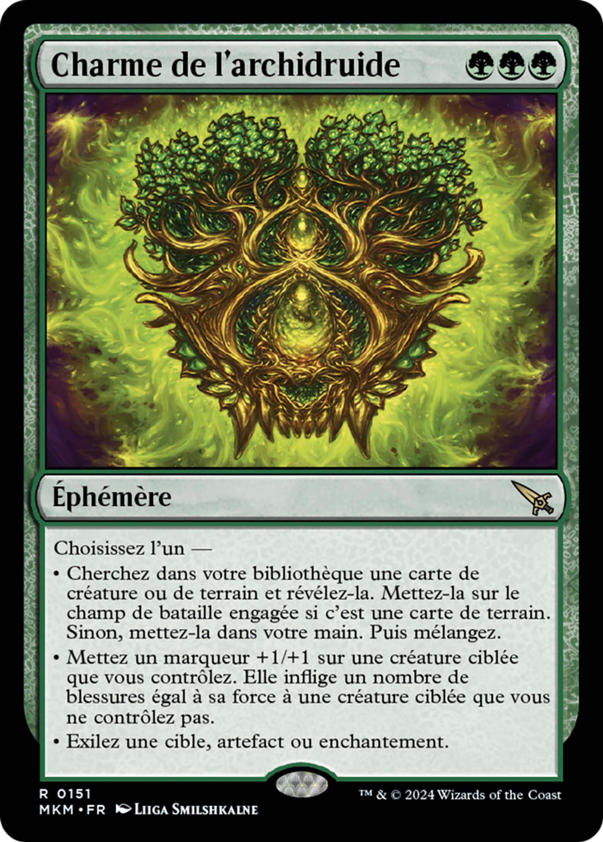 Charme de l'archidruide — Murders at Karlov Manor — Magic: The Gathering