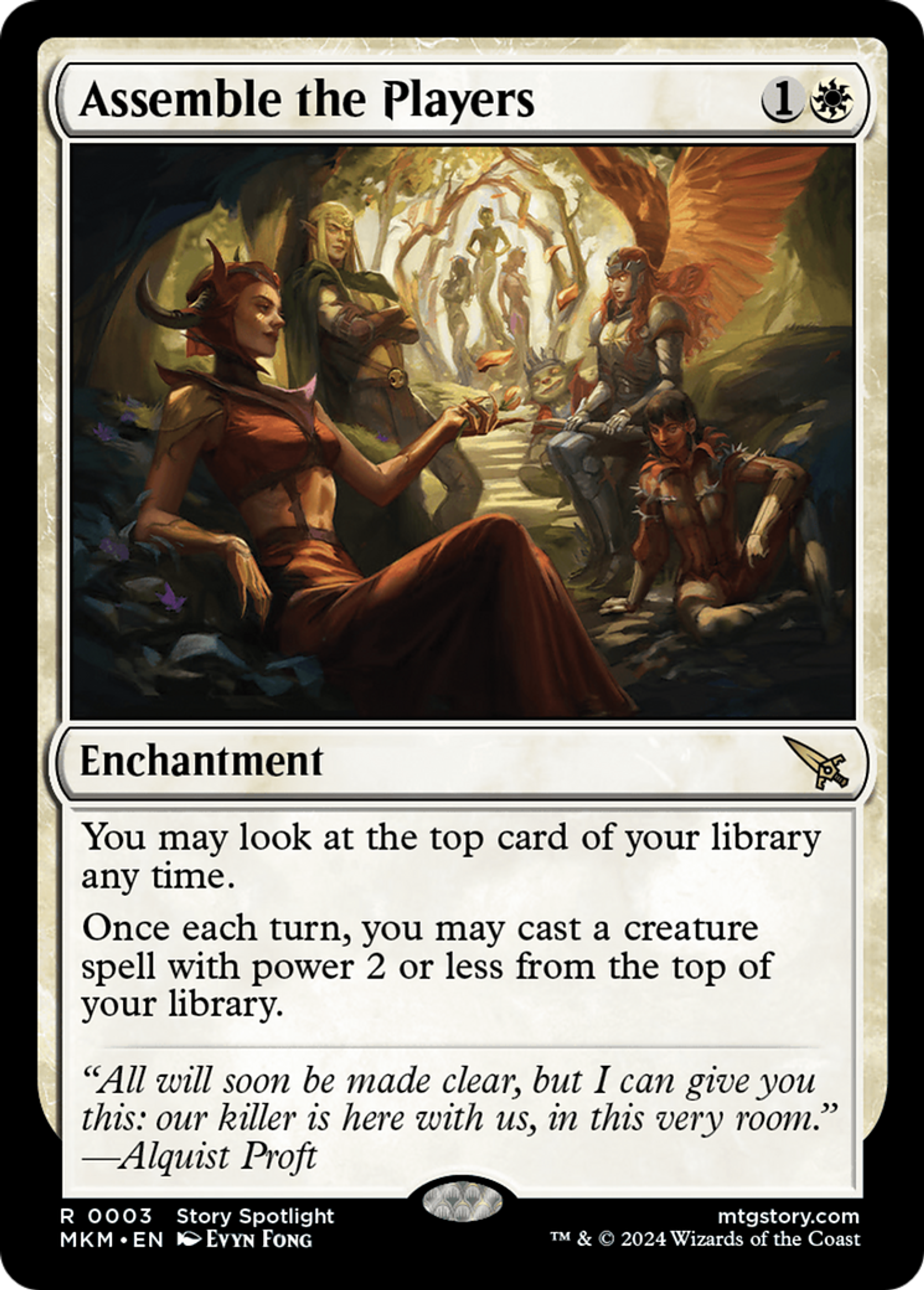 Assemble the Players — Murders at Karlov Manor — Magic: The Gathering