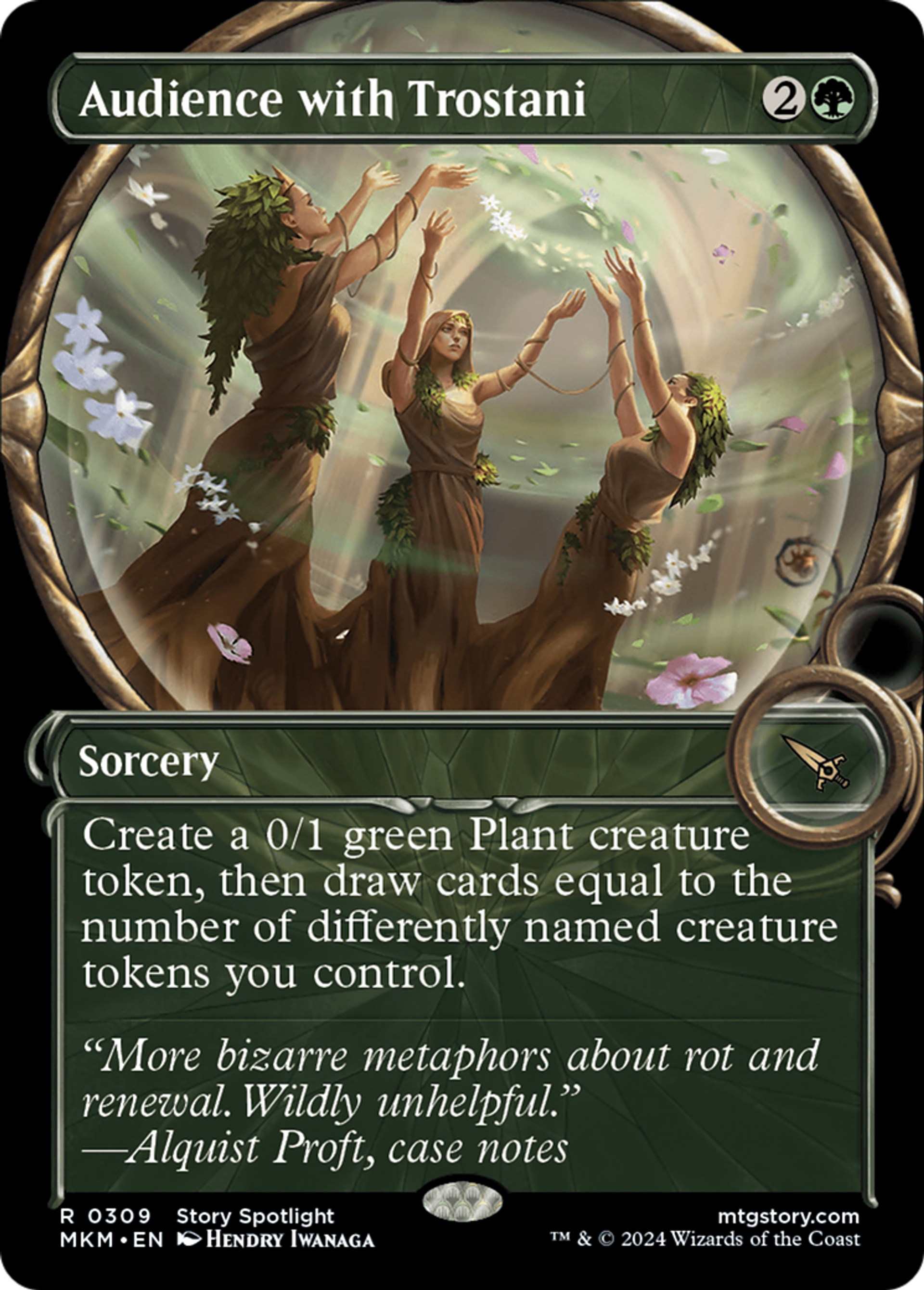 Audience with Trostani — Murders at Karlov Manor — Magic: The Gathering