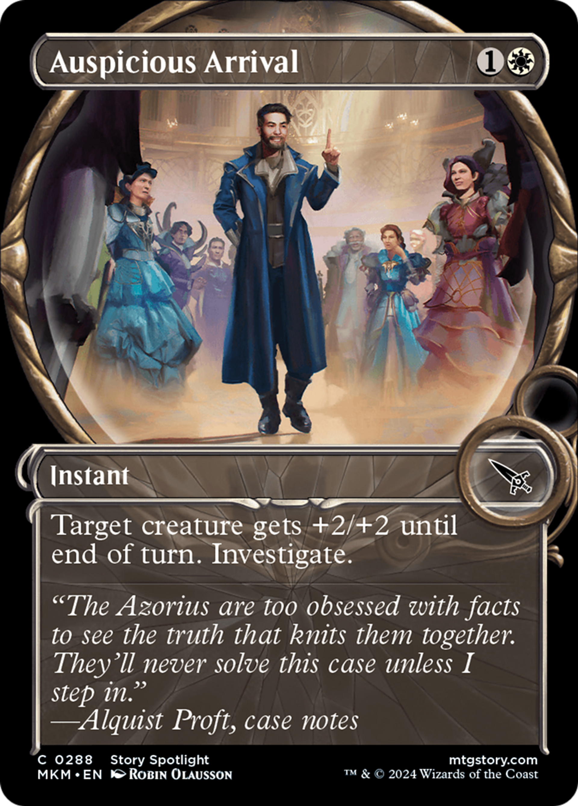 Auspicious Arrival — Murders at Karlov Manor — Magic: The Gathering