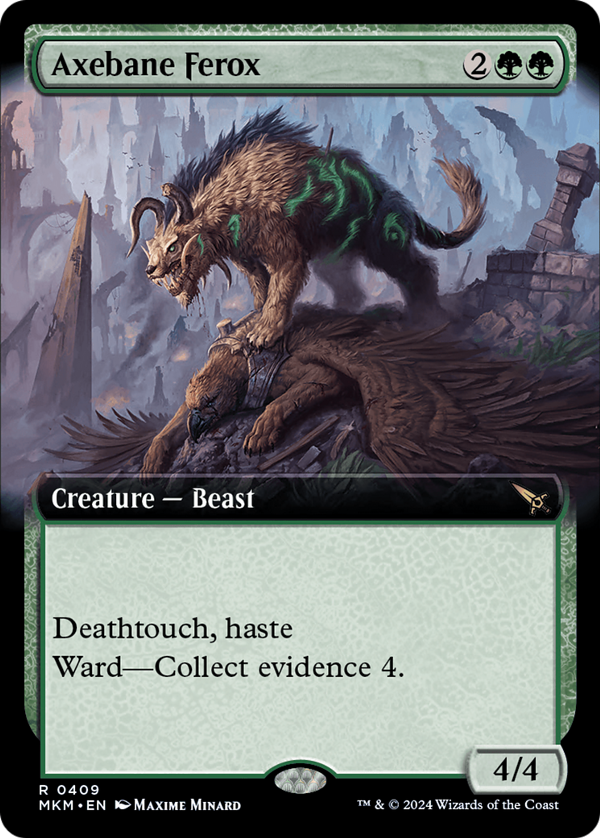 Axebane Ferox — Murders at Karlov Manor — Magic: The Gathering