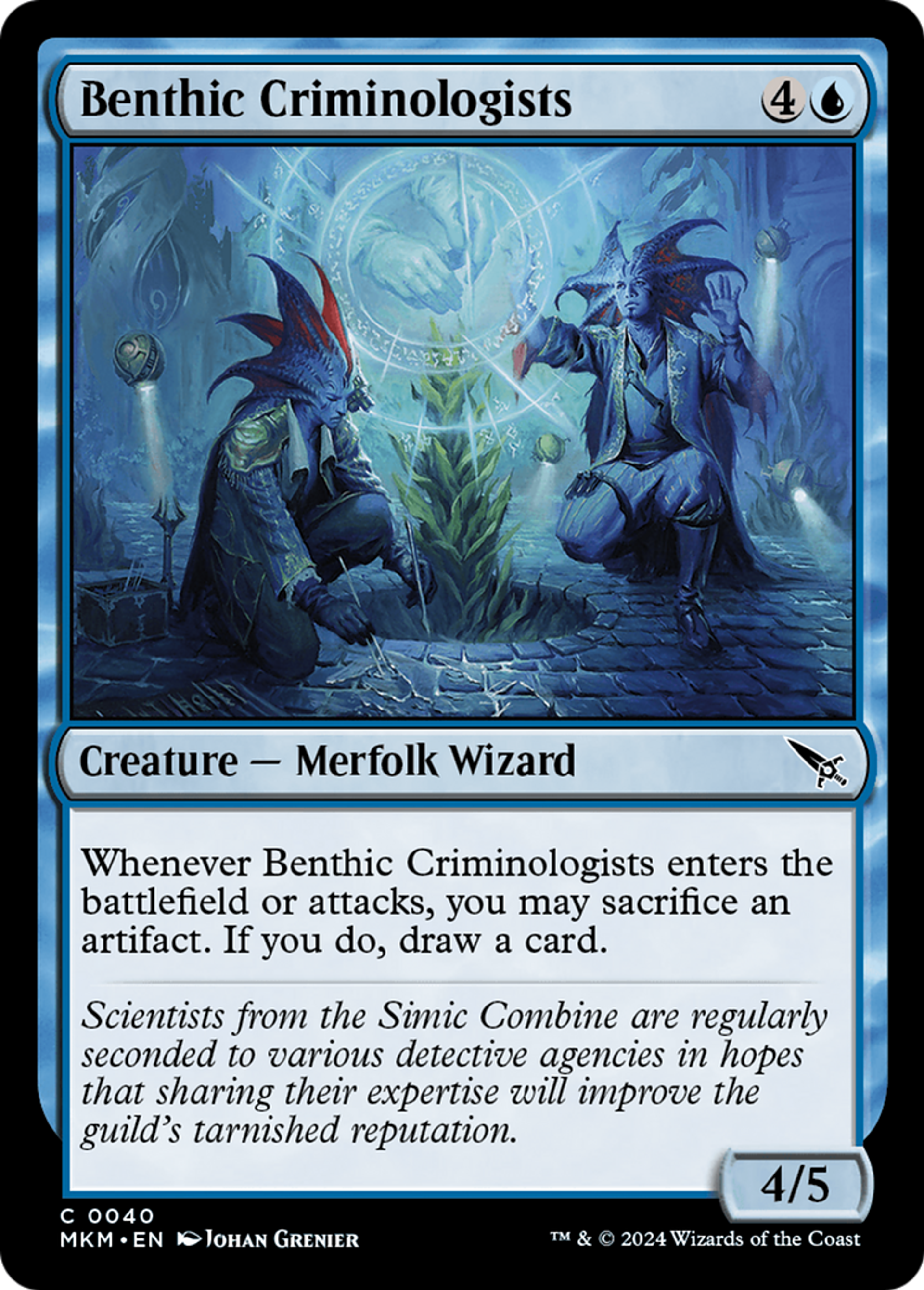 Benthic Criminologists — Murders at Karlov Manor — Magic: The Gathering