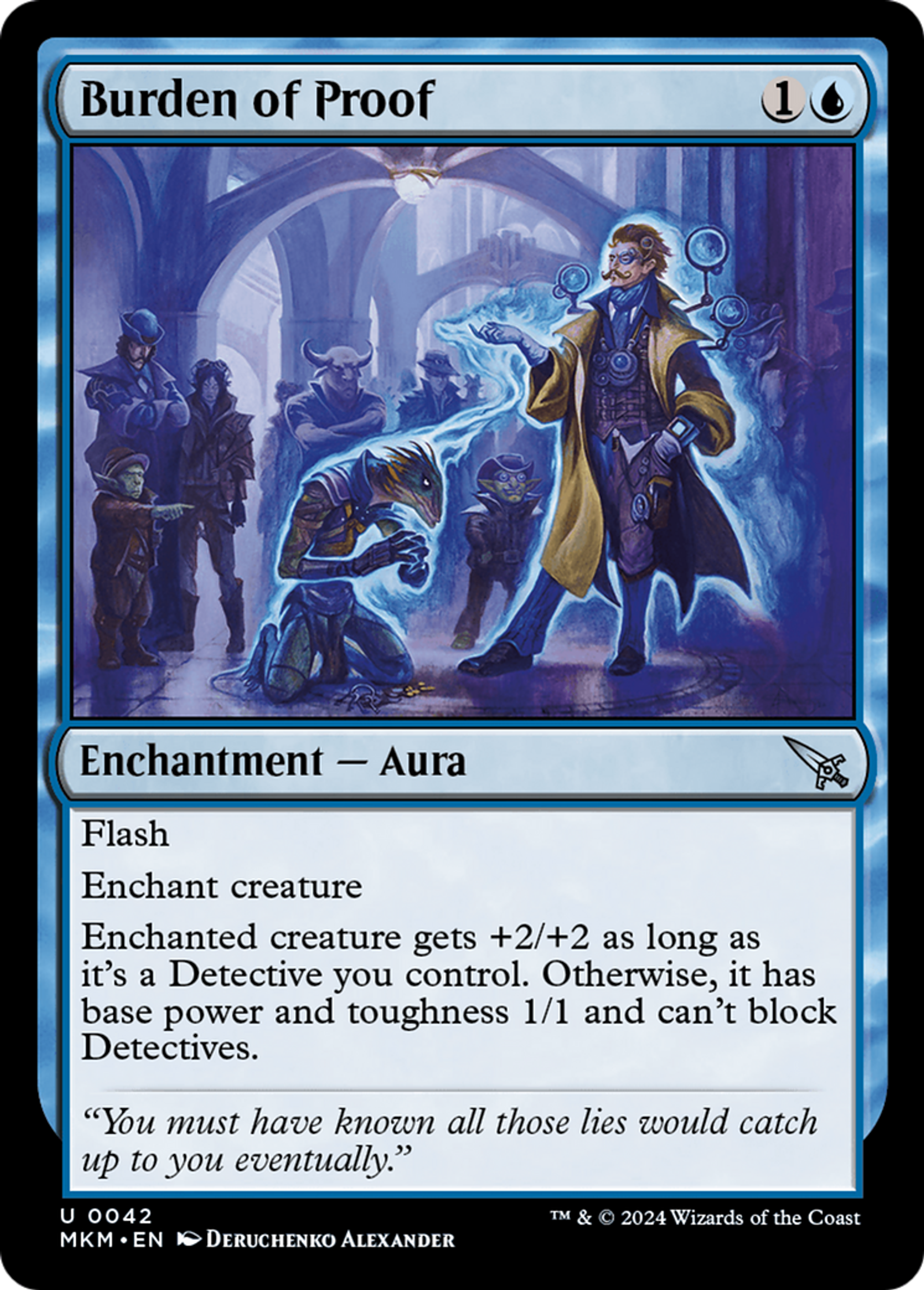 Burden of Proof — Murders at Karlov Manor — Magic: The Gathering