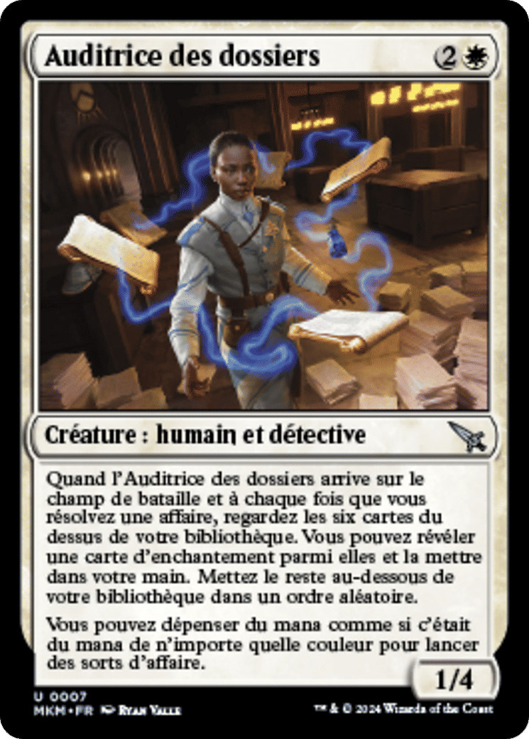 Auditrice des dossiers — Murders at Karlov Manor — Magic: The Gathering