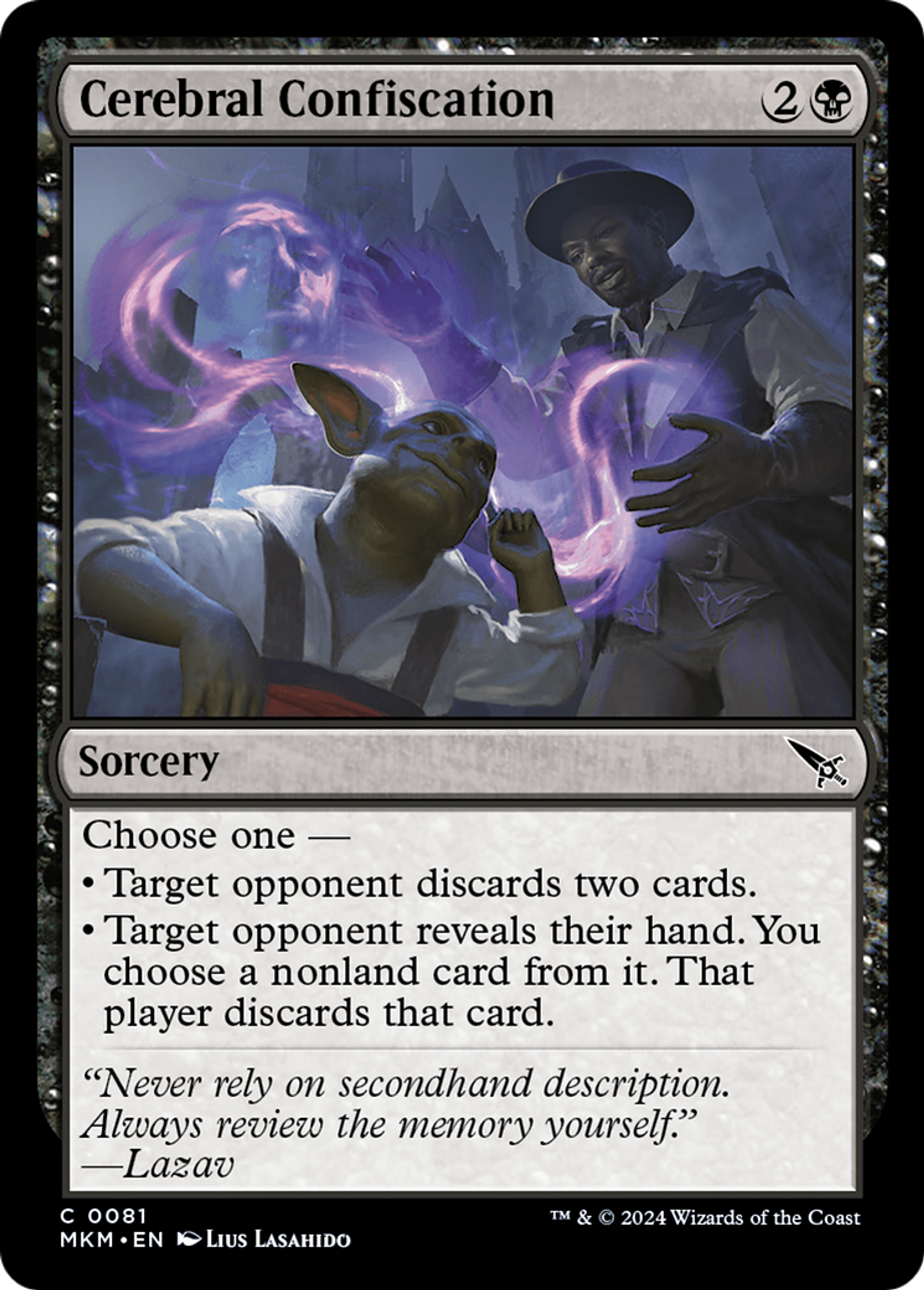 Cerebral Confiscation — Murders at Karlov Manor — Magic: The Gathering