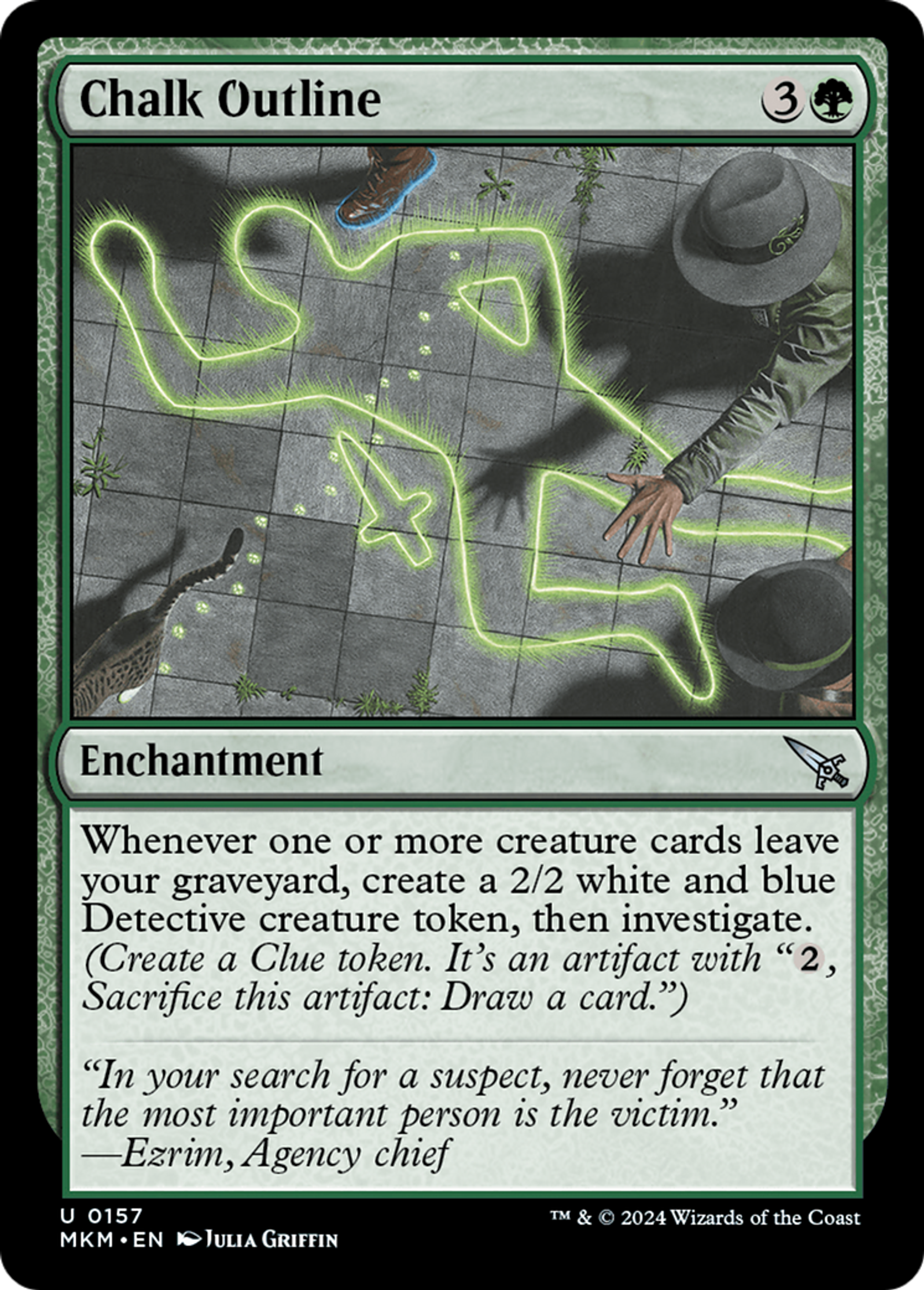 Chalk Outline — Murders at Karlov Manor — Magic: The Gathering