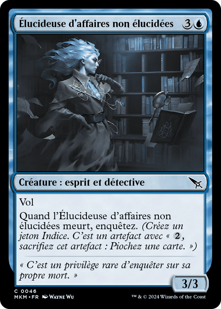 Élucideuse d'affaires non élucidées — Murders at Karlov Manor — Magic: The Gathering