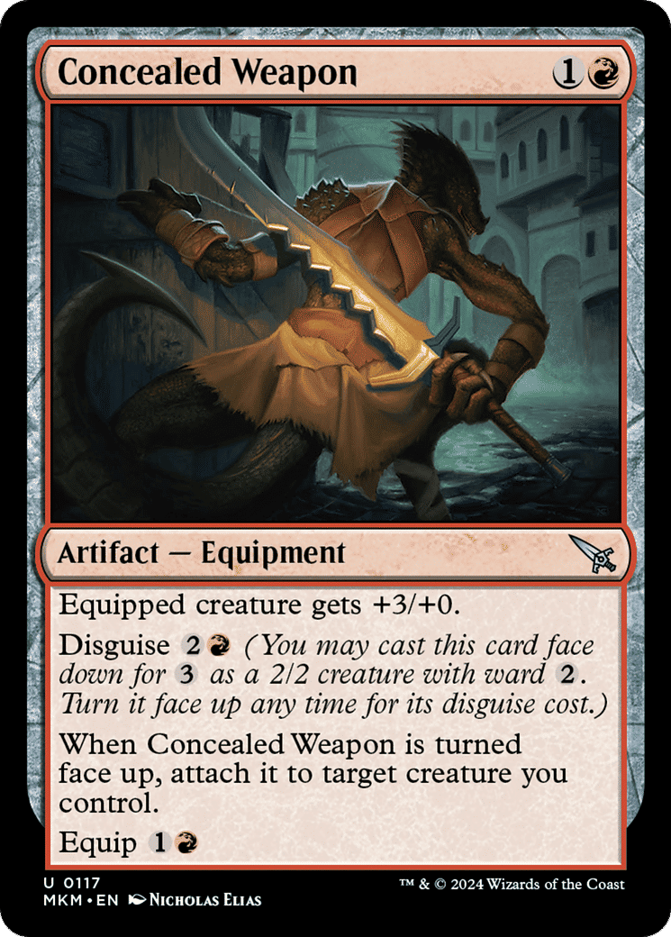 Concealed Weapon — Murders at Karlov Manor — Magic: The Gathering