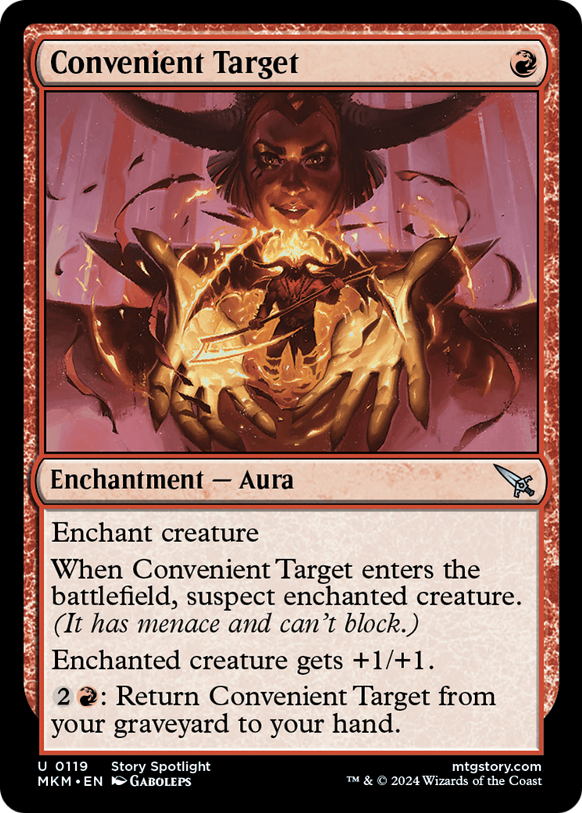 Convenient Target — Murders at Karlov Manor — Magic: The Gathering