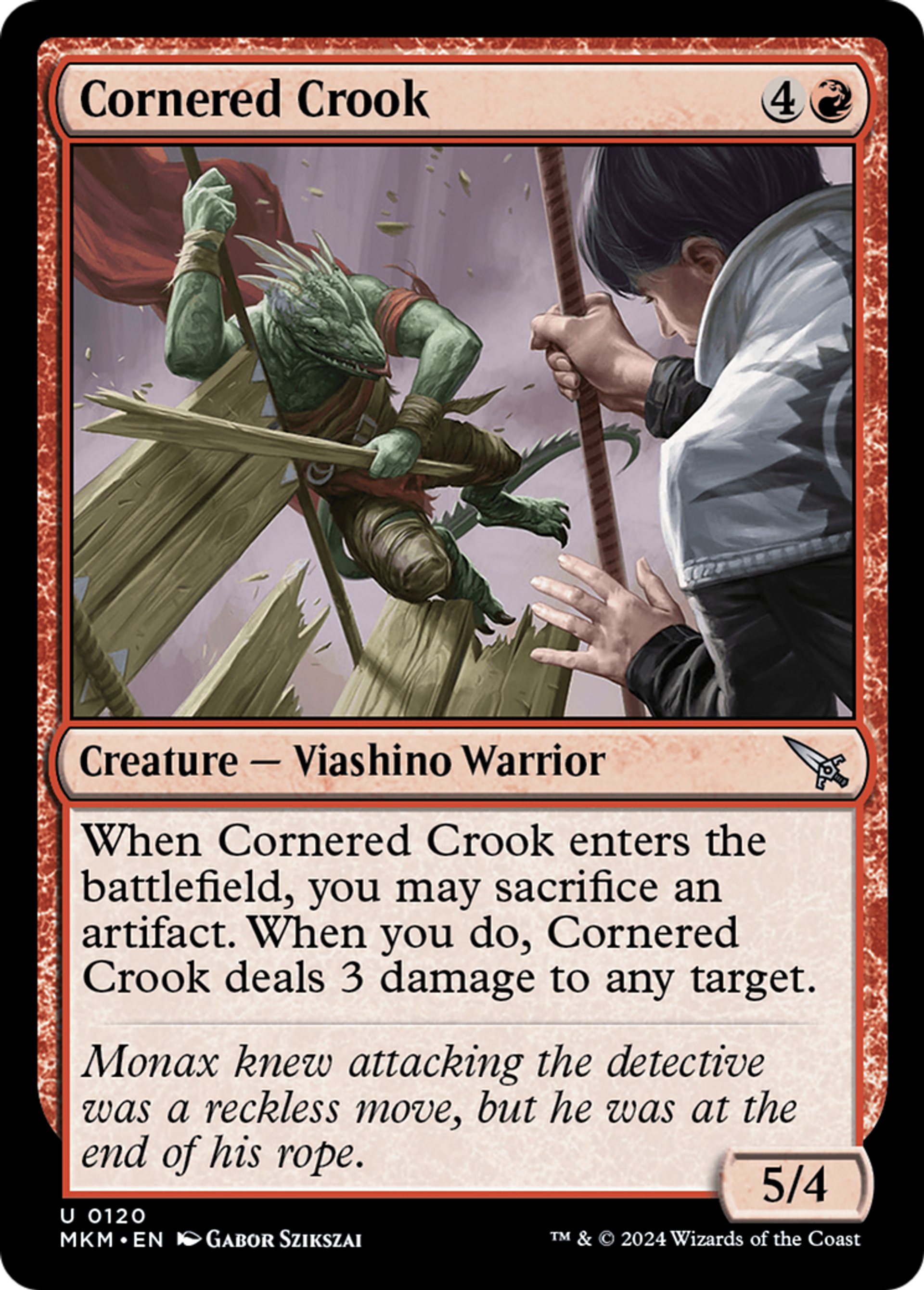 Cornered Crook — Murders at Karlov Manor — Magic: The Gathering